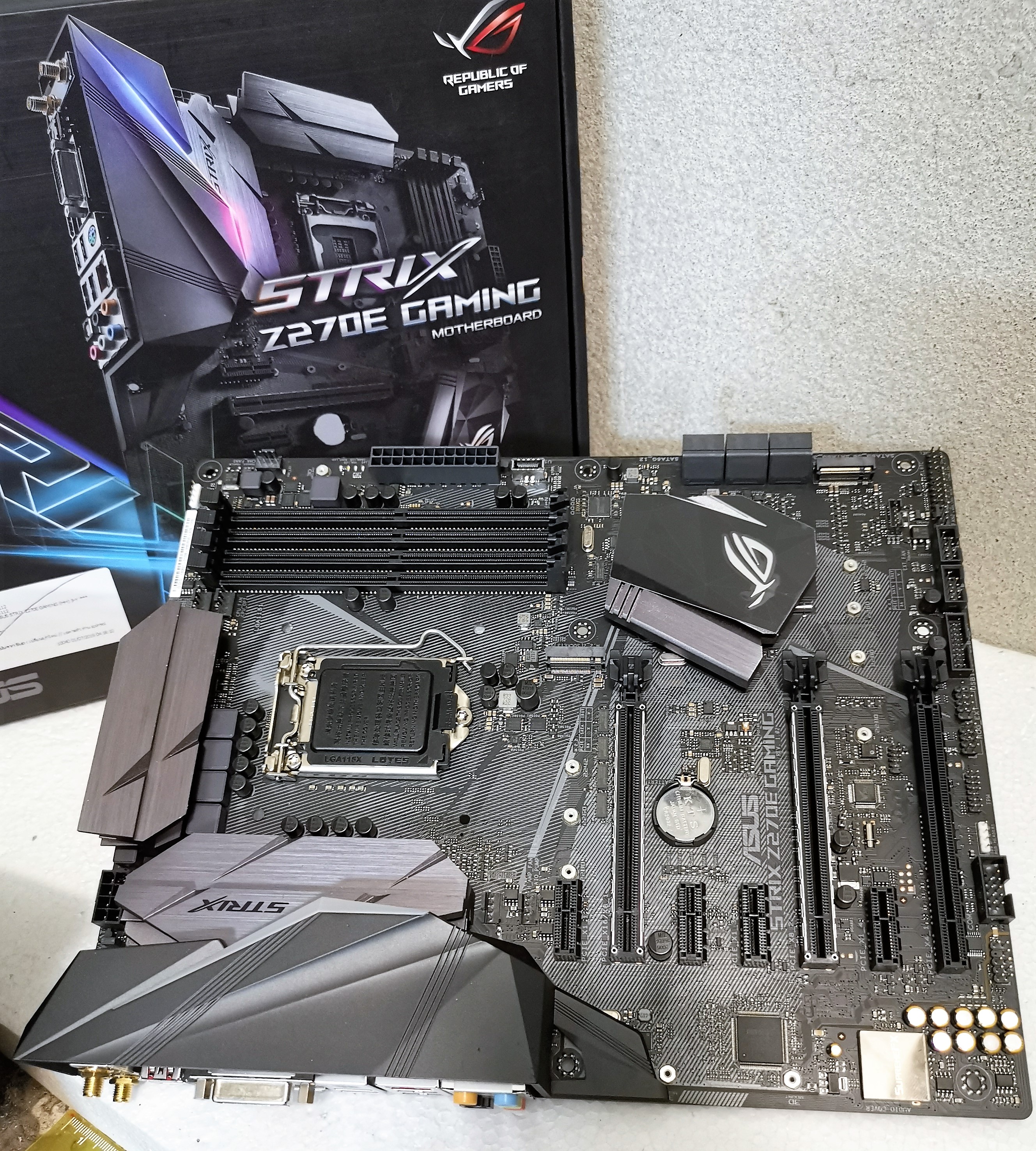 บอร์ด strix z270e gaming