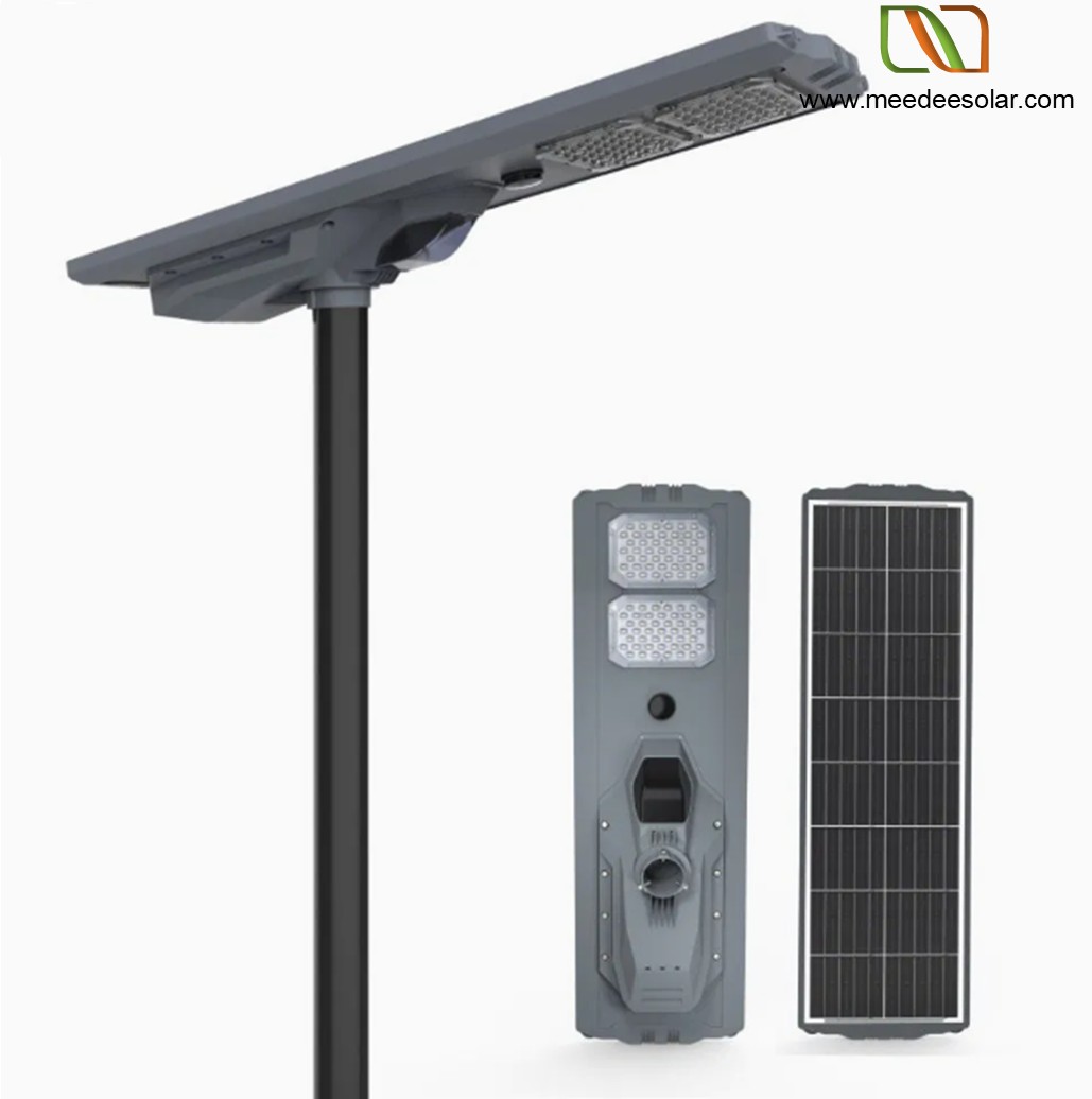 ไฟถนนพลังงานแสงอาทิตย์ All in One รุ่น Super Lumens 200W
