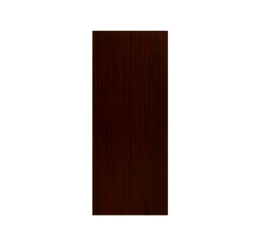 ประตูปิดผิวพีวีซี บานทึบเรียบ PVC-F01-GC05 80x200ซม. สีไม้สัก HOLZTUR