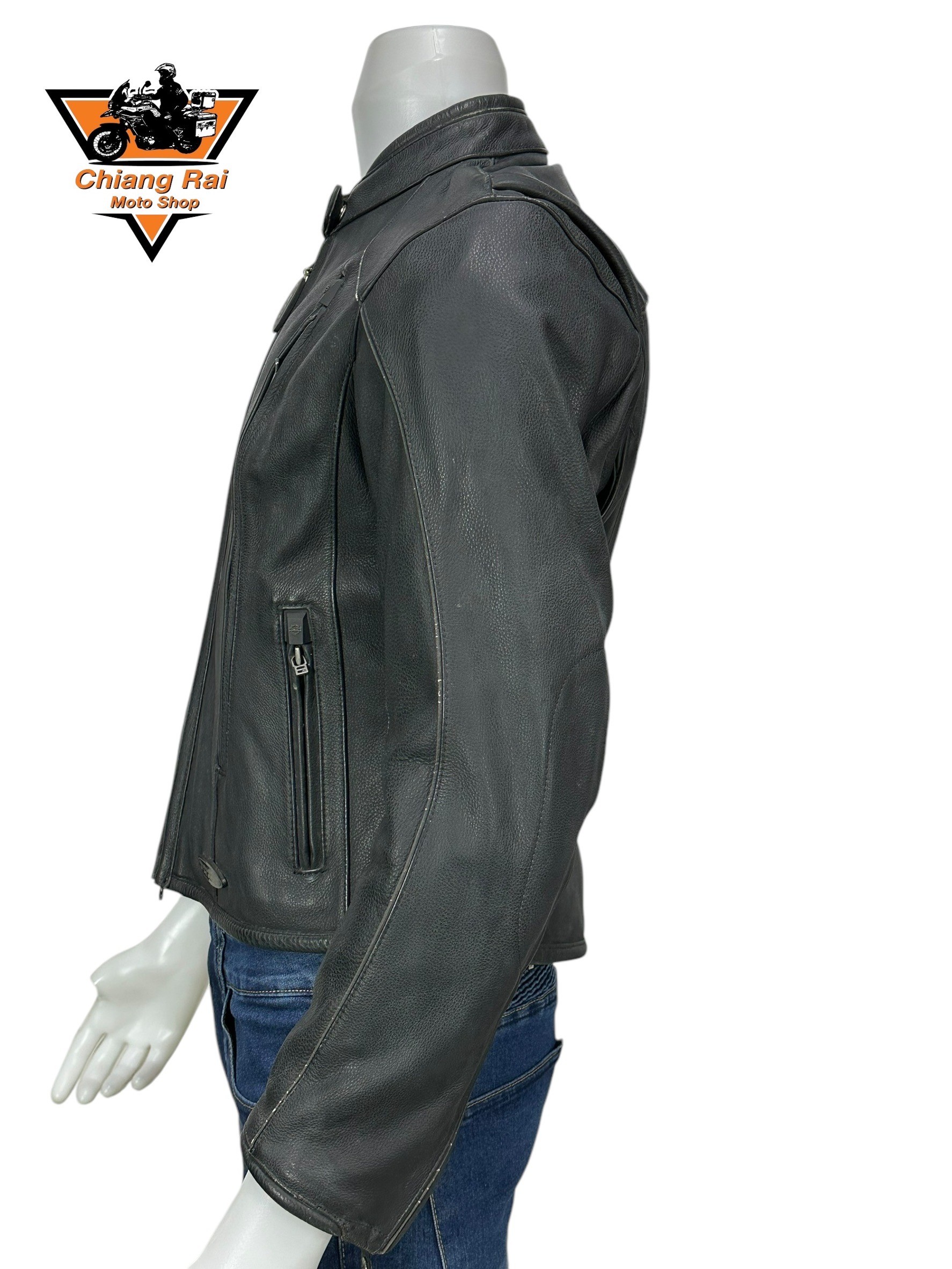 เสื้อขี่มอเตอร์ไซด์( มือสอง) RCSA 969 : อก 36-38" ยาว 21" (S) **Harley Davidson**