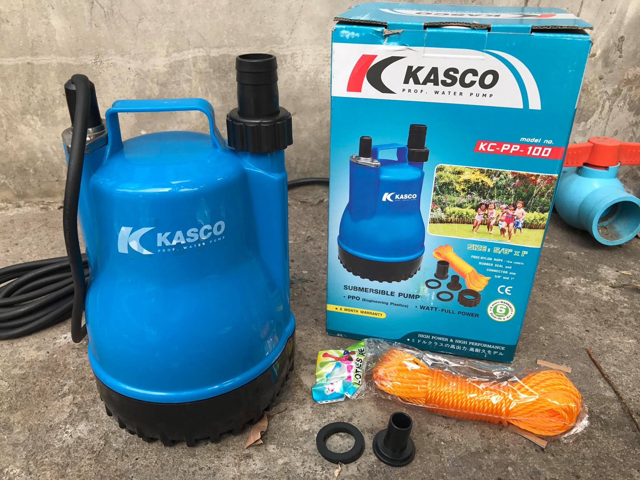 ปั้มไดโว่ (ปั๊มจุ่ม ปั๊มแช่ ) ยี่ห้อ KASCOK