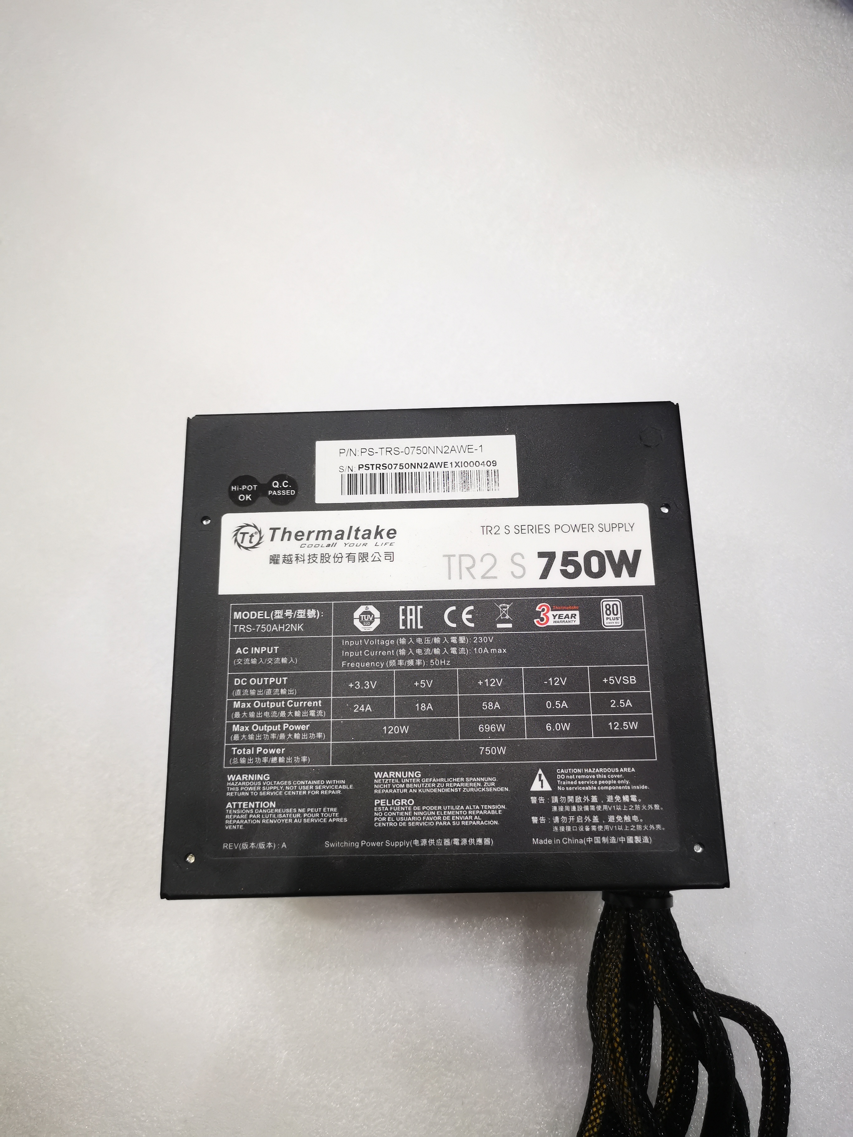 PSU THERMALTAKE TR2 750W