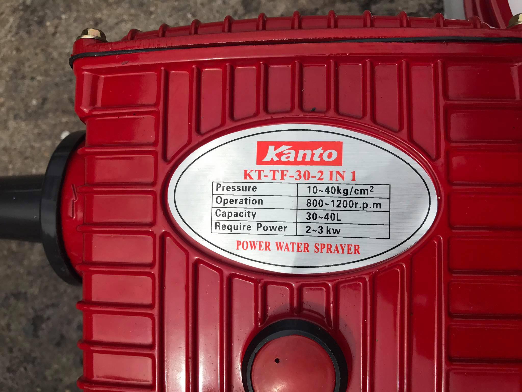 ปั๊มพ่นสามสูบ รุ่น KT-TF-30-2in1 (ธรรมดา/ออโต้) ขนาด 1"