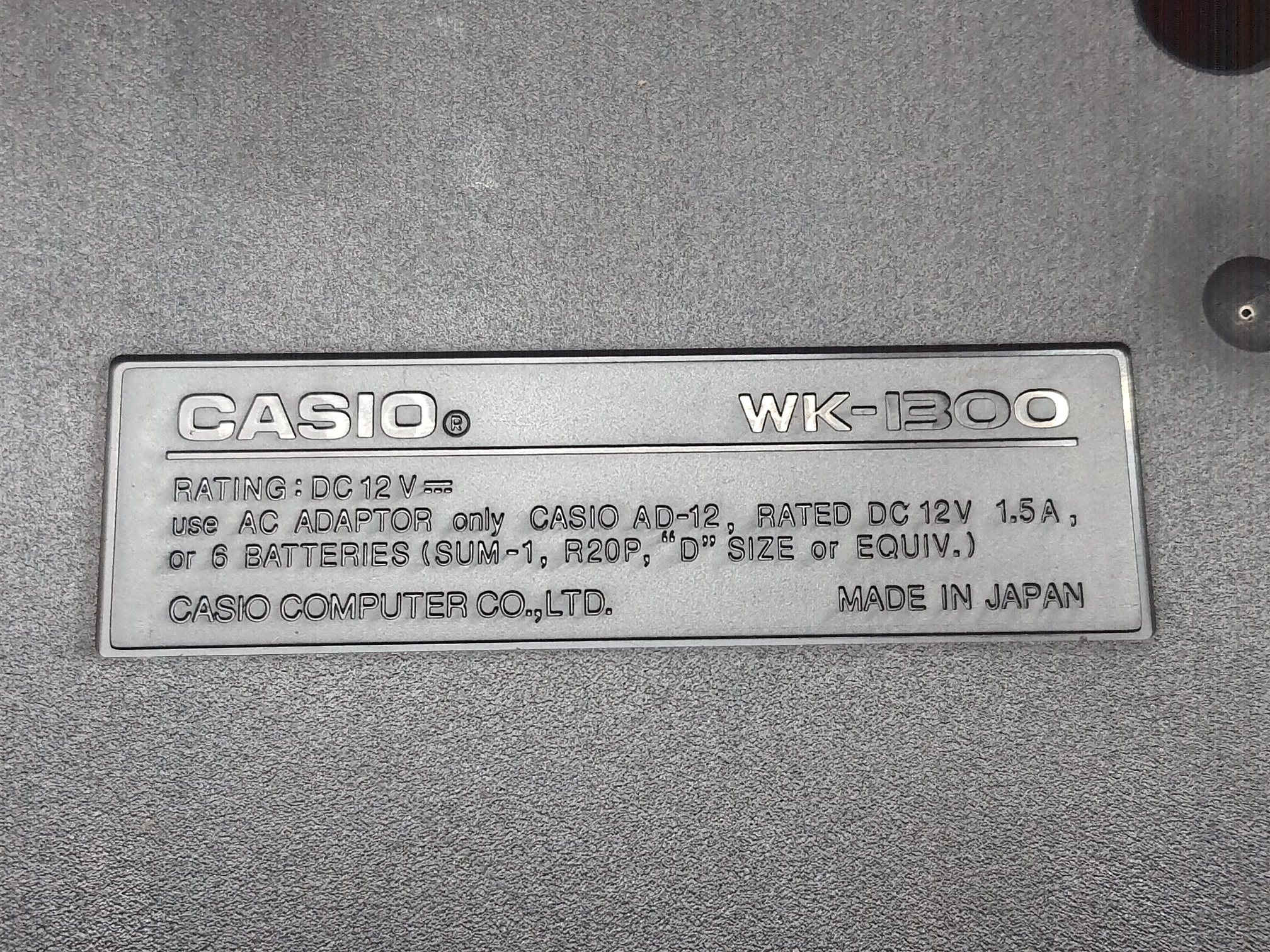 ซ่อมเปียโนคีย์บอร์ด ยี่ห้อ Casio รุ่น CTK-1300 อาการเปิดไม่ติด