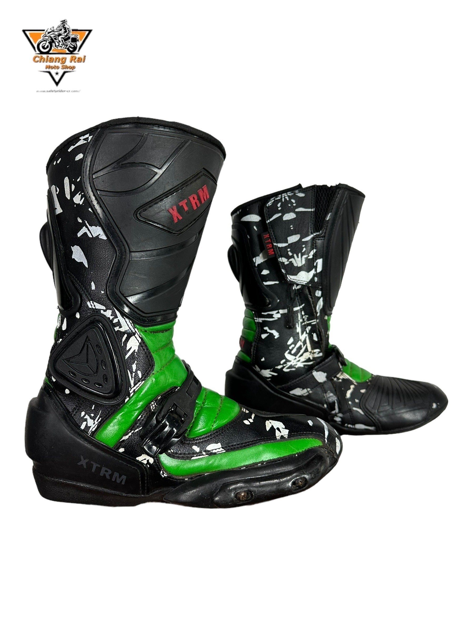 รองเท้าขี่มอเตอร์ไซด์( มือสอง) RCBS-579 Size ขนาดจากป้าย 38:EUR / 5.5:UK / 23.7:Cm.(XTRM)