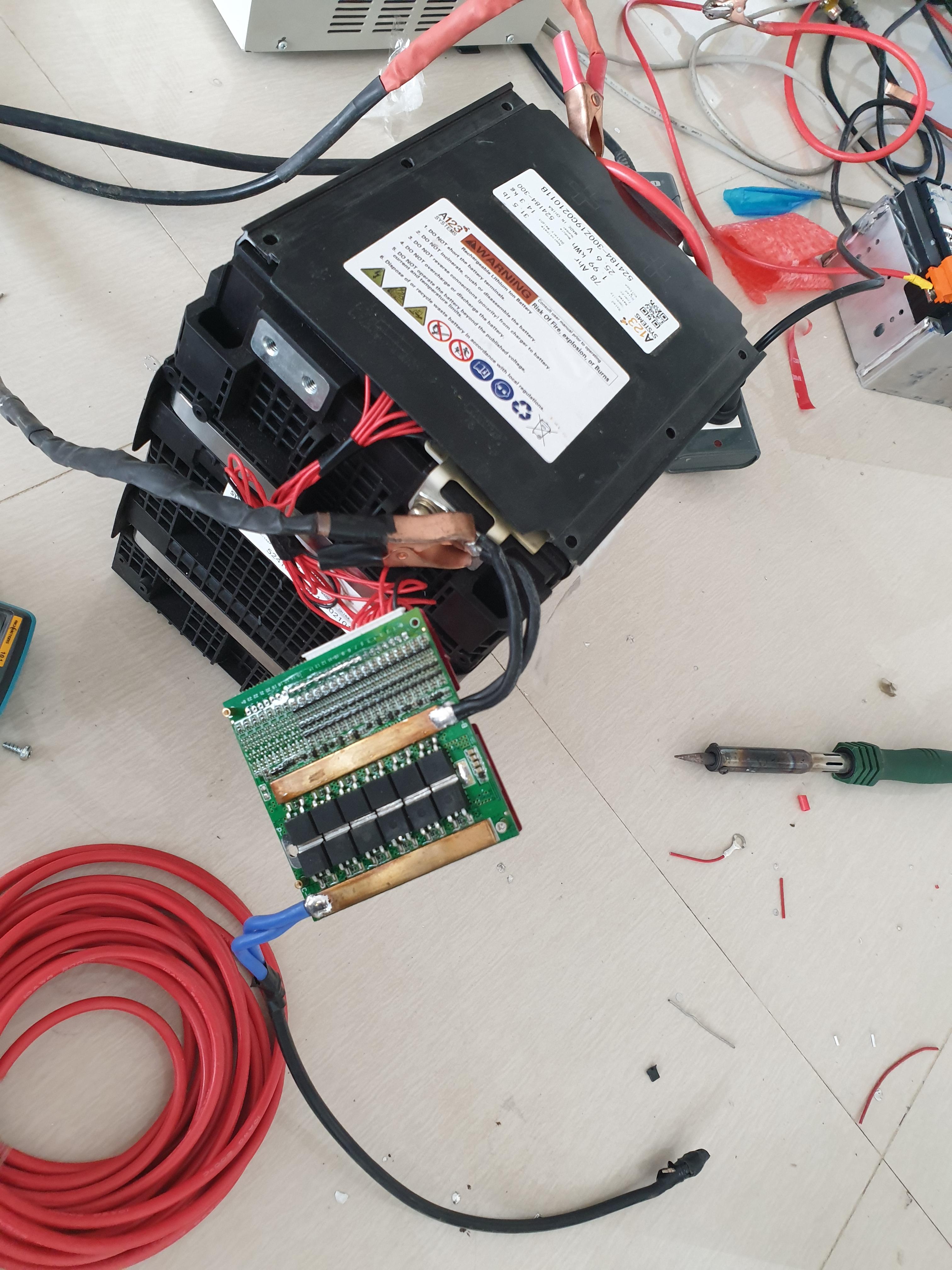 A123 module 24v 78Ah ประกอบ 24v 48v 72v ใช้งานได้