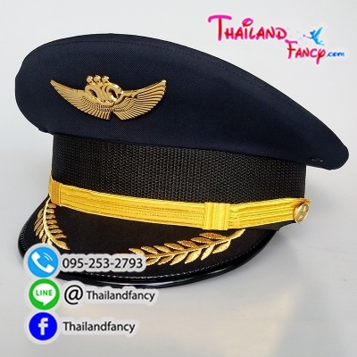 ชุดเช่าแฟนซีผู้ชาย ชุดเช่าสจ๊วต ชุดนักบินแฟนซี ชุดกัปตันเครื่องบิน ชุดสายการบิน ชุดแอร์ผู้ชาย ชุดเช่าสูทนักบินผู้ใหญ่สีกรมท่า พร้อมหมวก