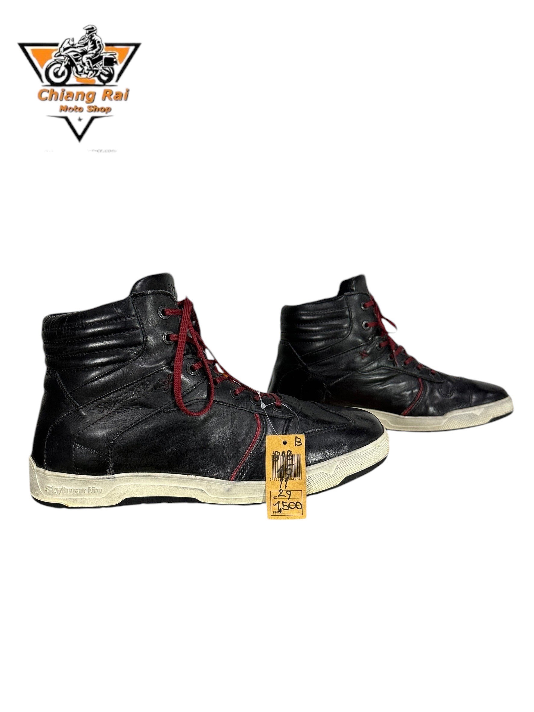 รองเท้าขี่มอเตอร์ไซด์( มือสอง) RCBS-813 Size ขนาดจากป้าย 46:EUR / 11:UK / 29:Cm.(STYIMARTIN)