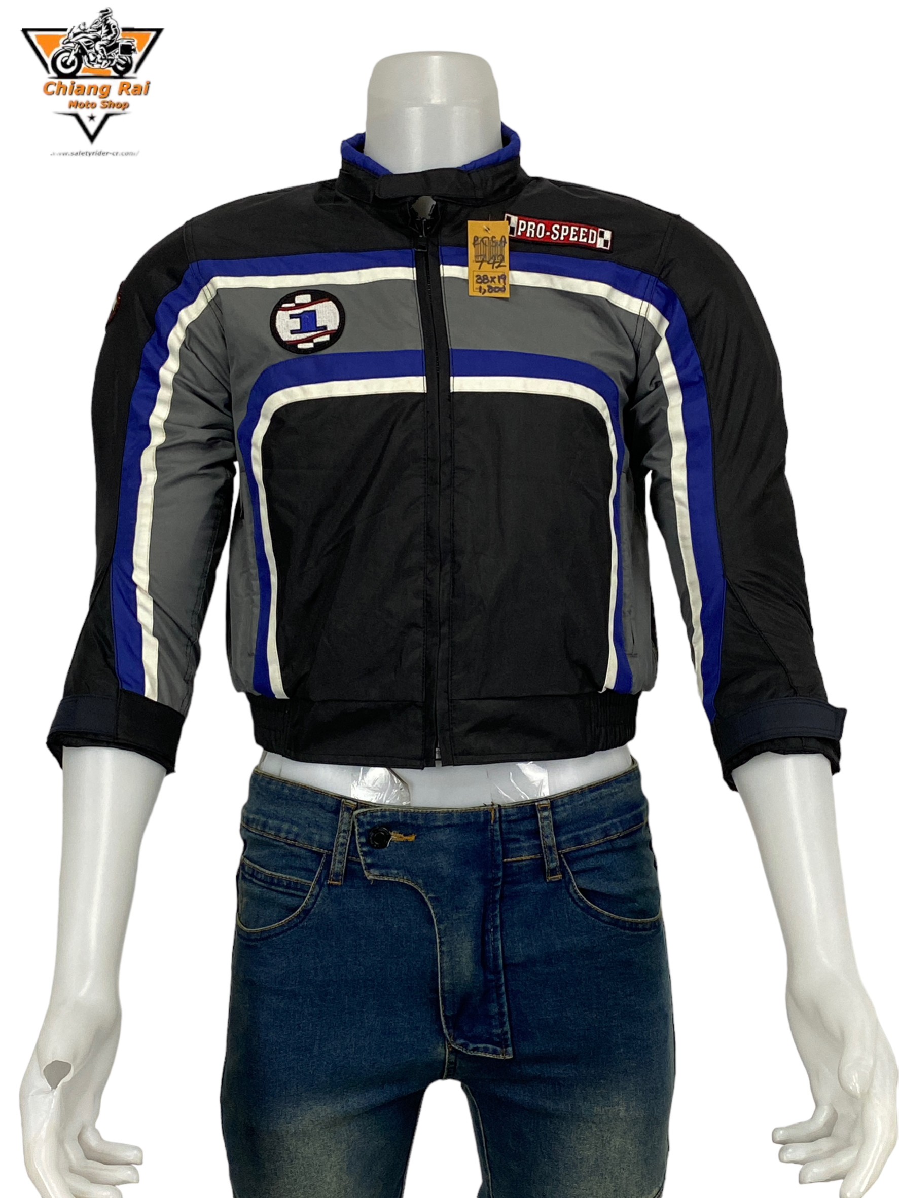 เสื้อขี่มอเตอร์ไซด์( มือสอง) RCSA 742: อก 38" ยาว 19" (XS)**LELUIS**