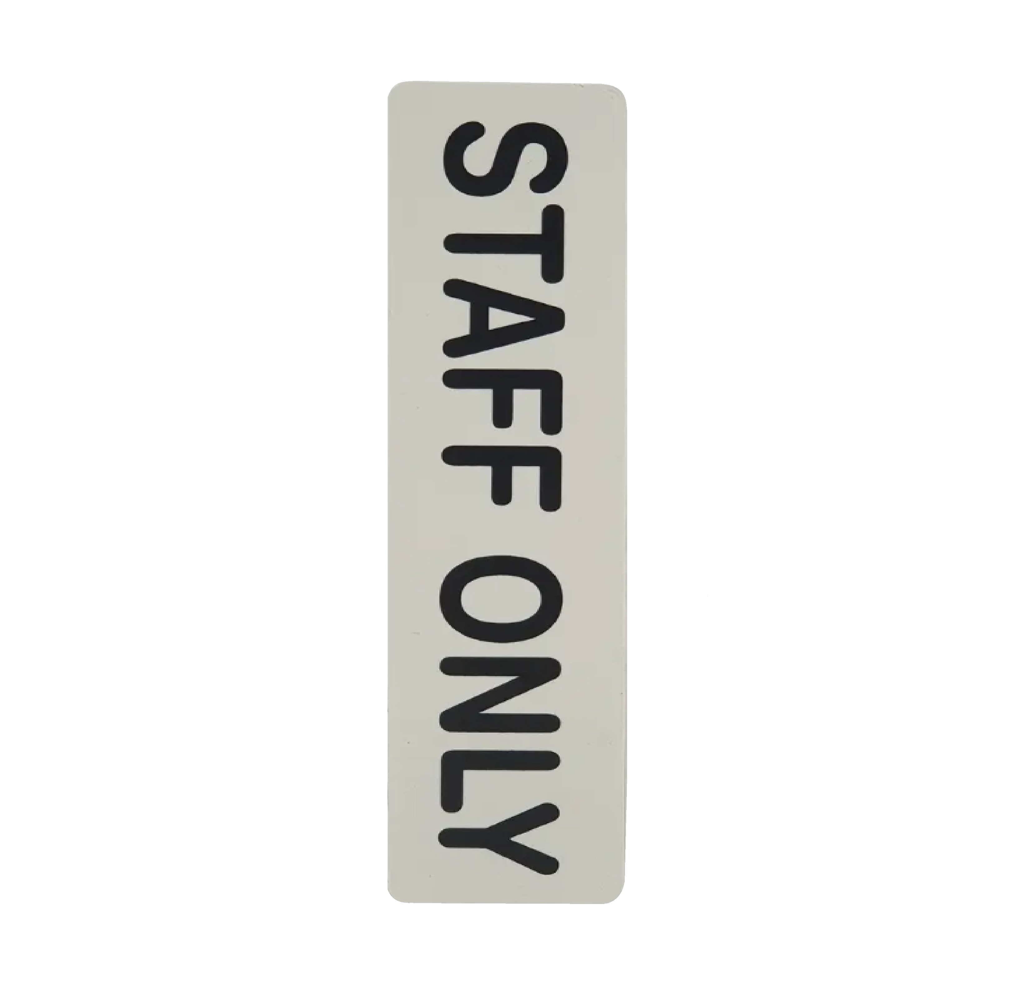 ป้ายพีพี STAFF ONLY ขนาด 16x4 ซม. 1103-16