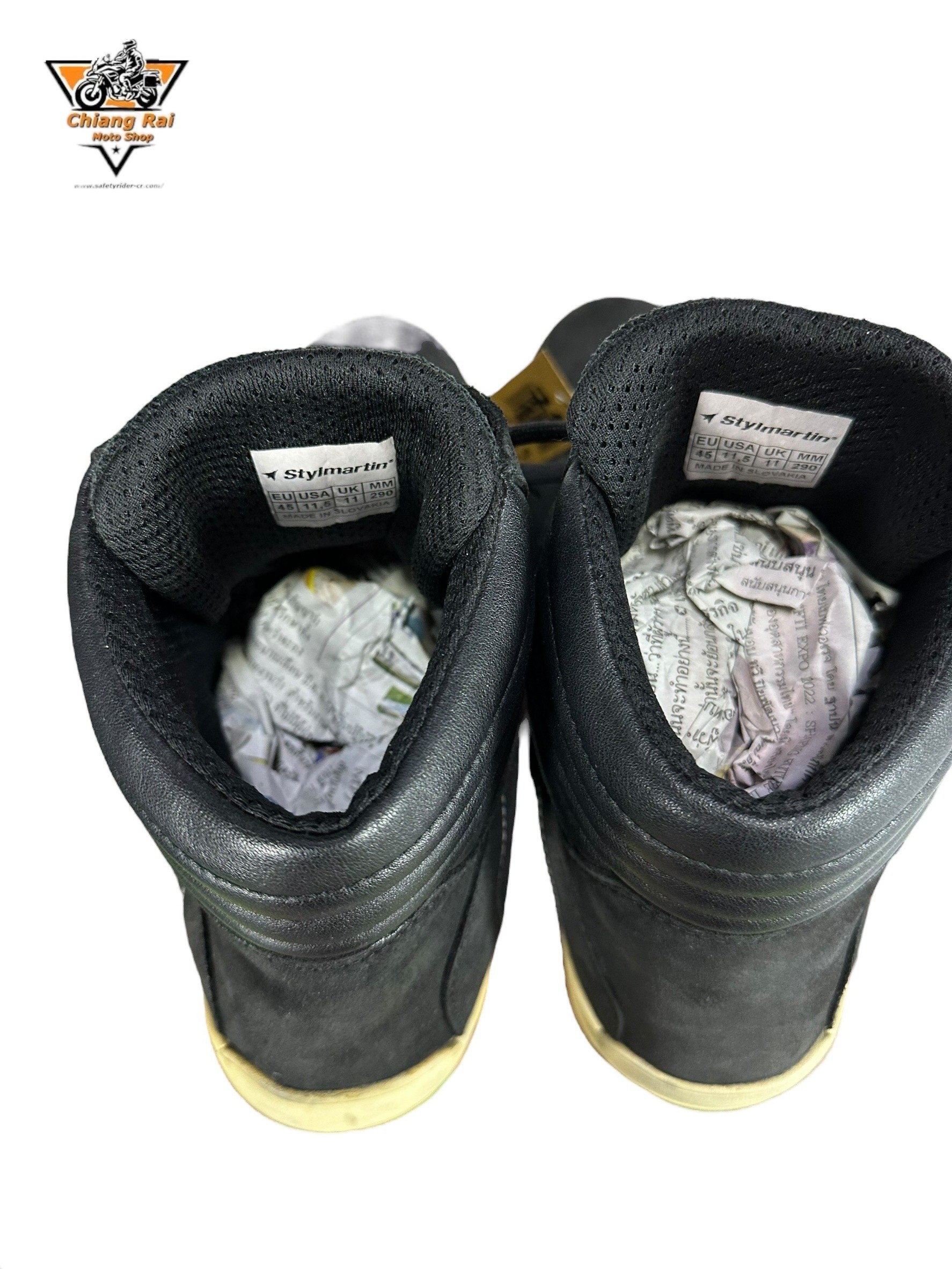 รองเท้าขี่มอเตอร์ไซด์( มือสอง) RCBS-719 Size ขนาดจากป้าย 45:EUR / 10:UK / 27.9:Cm.(stylmartin)