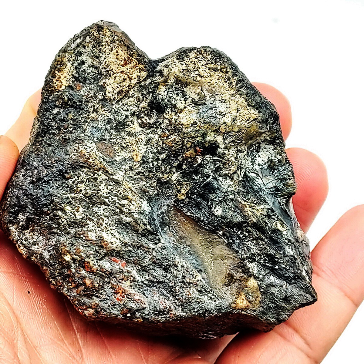 กระดูกไดโนเสาร์จากรัฐยูท่าห์ USA (Agatized Dinosaur Bone) 232กรัม 7 x 7.2 x 3.8 ซม.