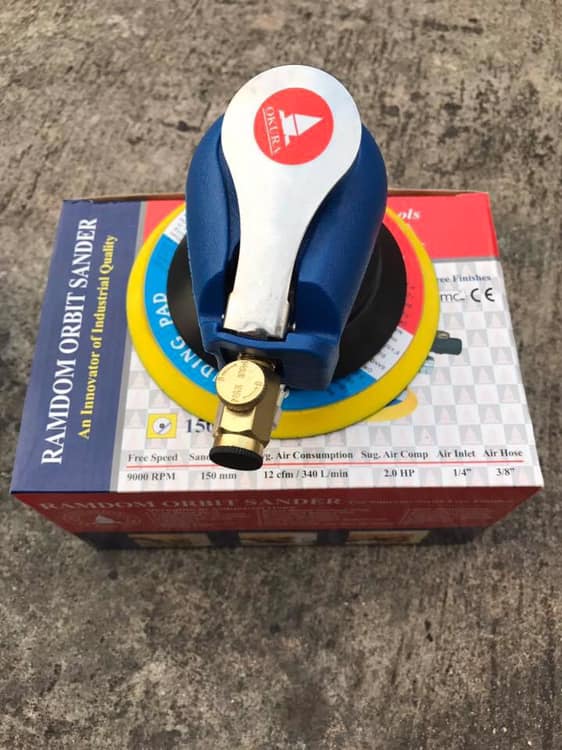 เครื่องขัดลม ขัดกระดาษทราย ยี่ห้อ OKURA 6"