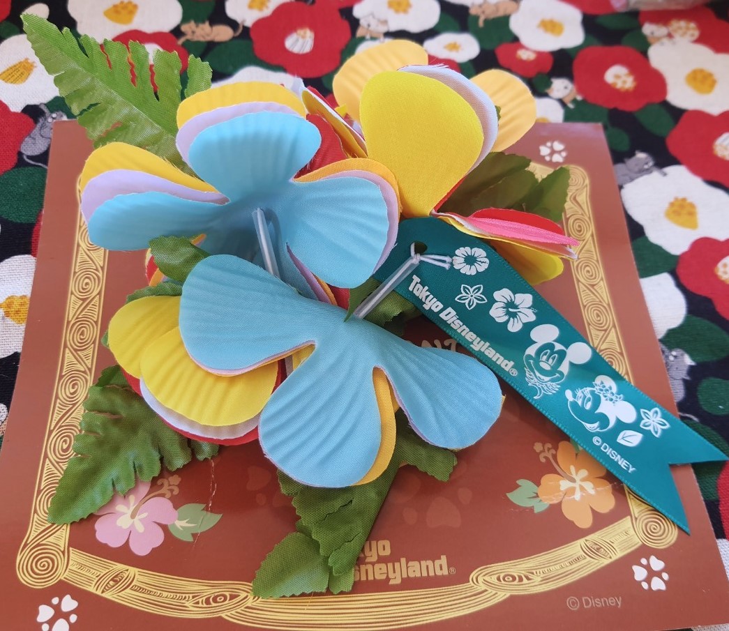 Tokyo Disneyland Polynesian terrace สร้อยข้อมือสไตล์ มิกกี้เม้าส์ มินนี่เม้าส์ ฮาวาย ของแท้จาก โตเกียวดิสนีย์แลนด์ ญี่ปุ่น