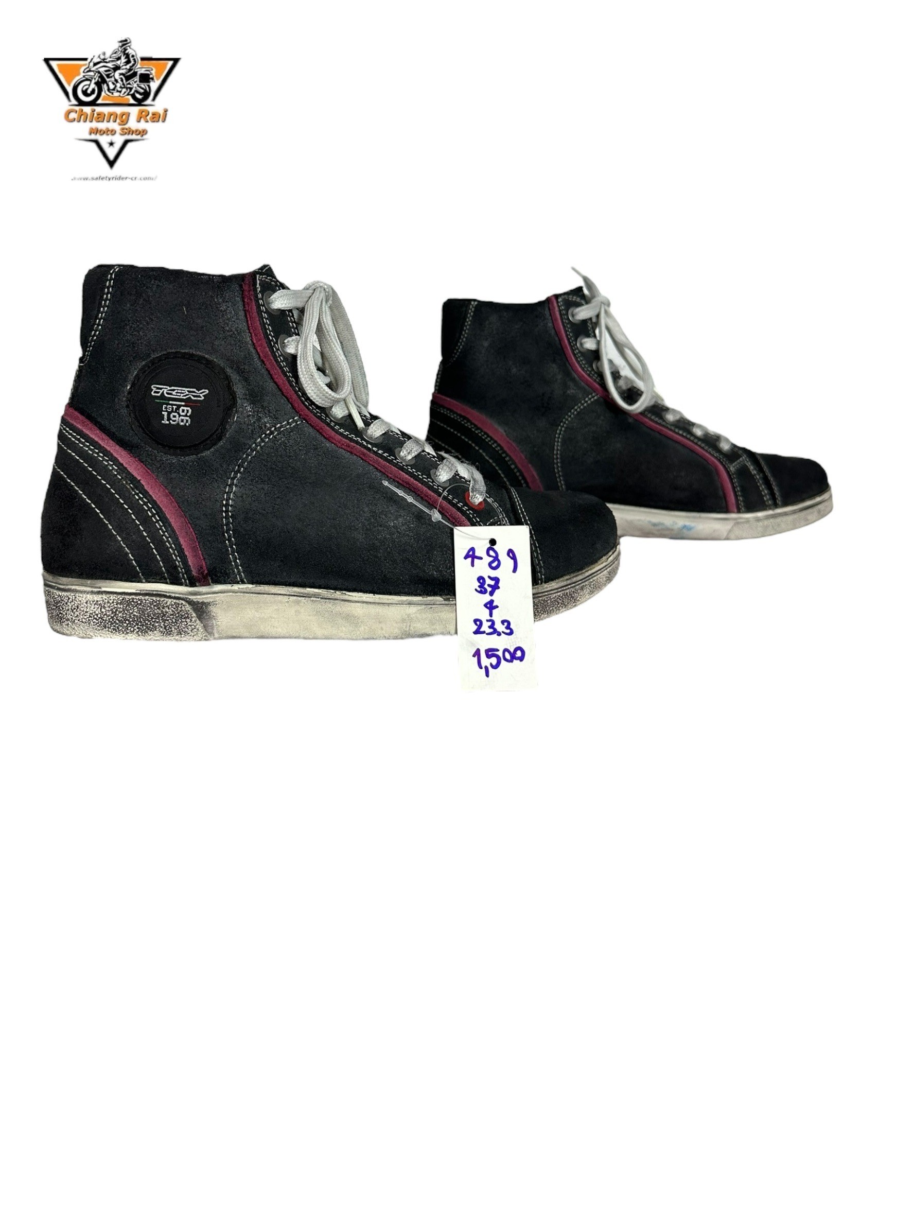 รองเท้าขี่มอเตอร์ไซด์( มือสอง) RCBS-489 Size ขนาดจากป้าย 37:EUR / 4:UK / 23.3:Cm.(TCX)