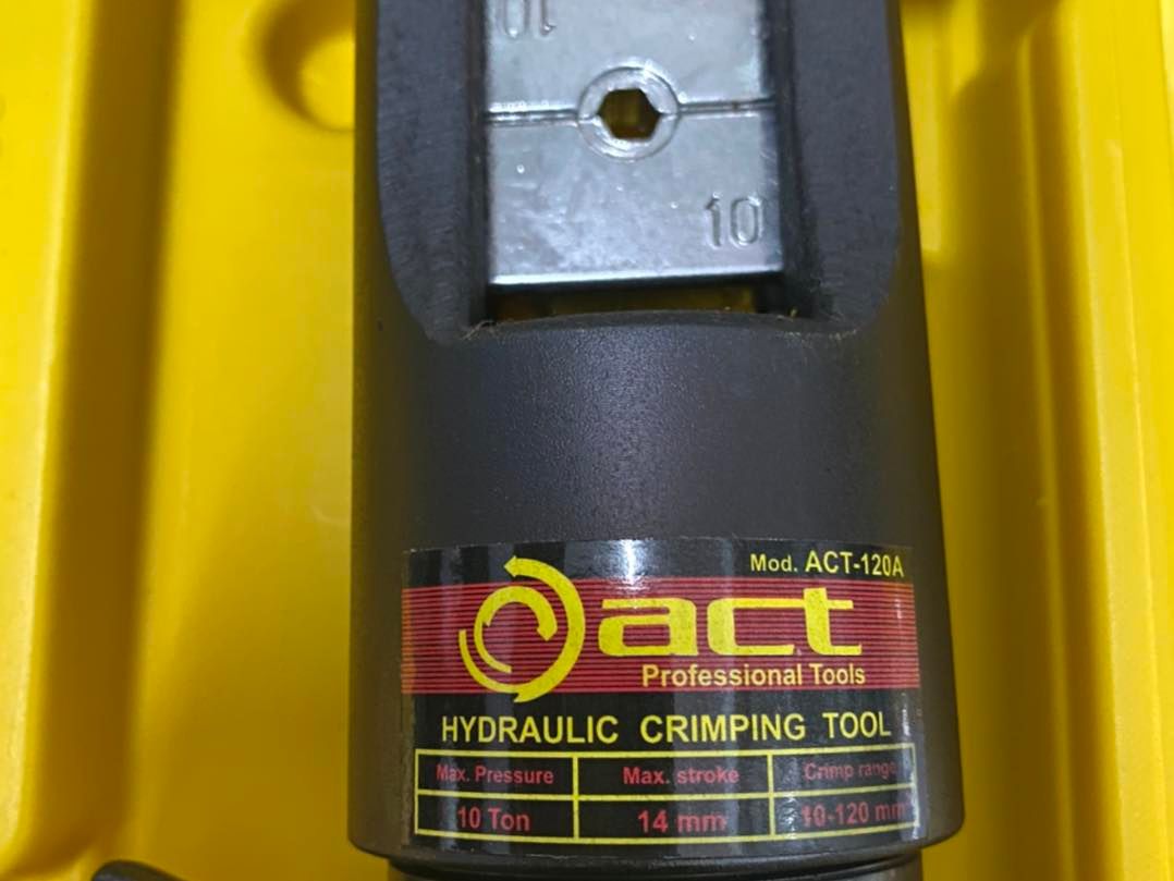 คีมย้ำหางปลาไฮดรอลิค YQK-120 ยี่ห้อ Act