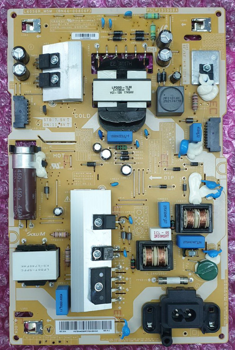 BN44-00806F ภาคจ่ายไฟ UA40MU6100KXXT,UA43MU6103KXXT