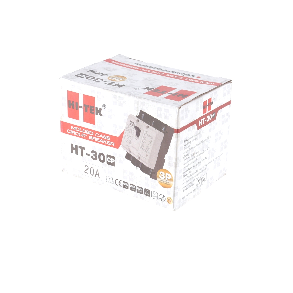 HI-TEK เบรกเกอร์ 3P 20A รุ่น HT30-CP