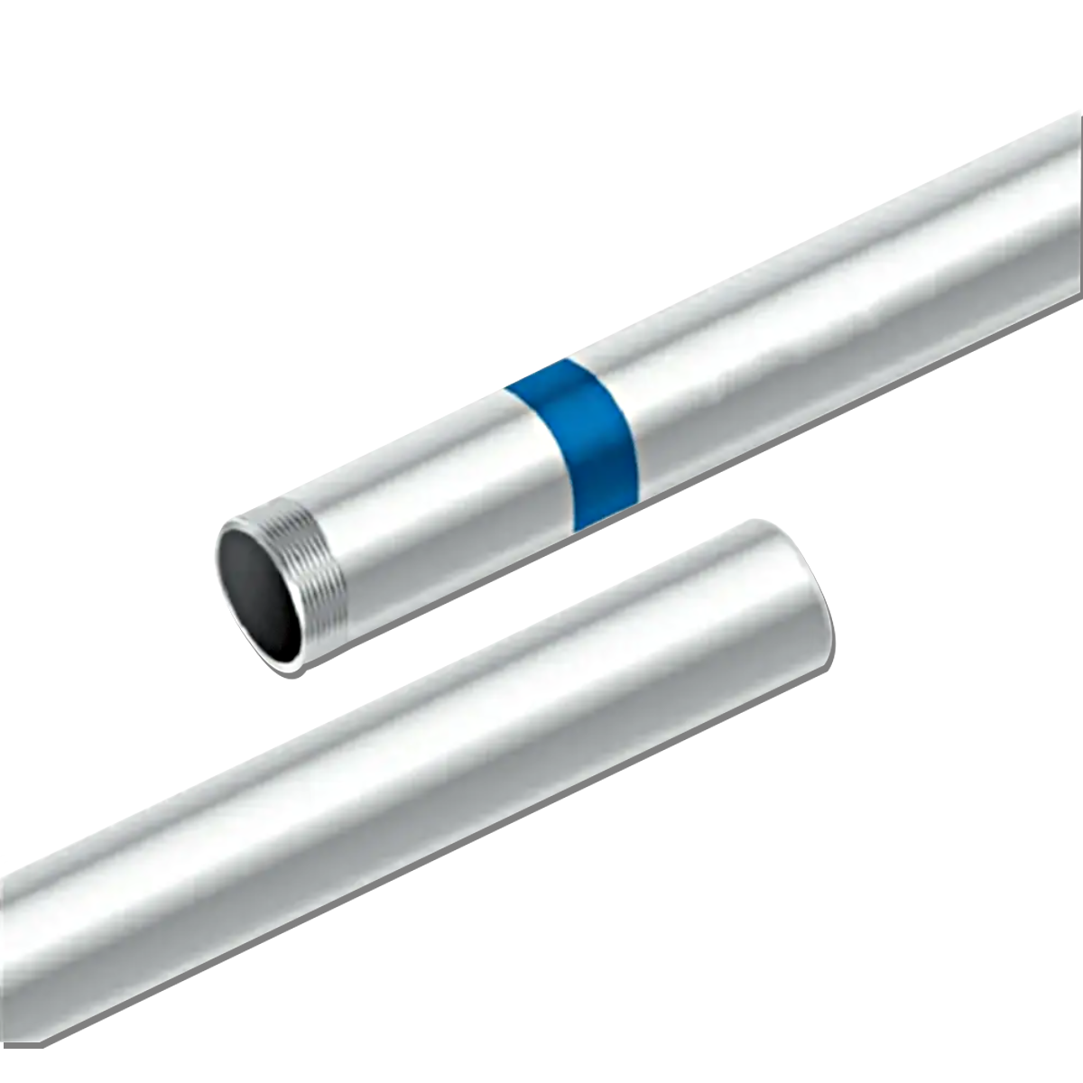 ท่อประปาเหล็ก Galvanized Steel Pipe (10") *6.6 มม. *6.0 ม.JISg3452 PA ปลายเรียบ