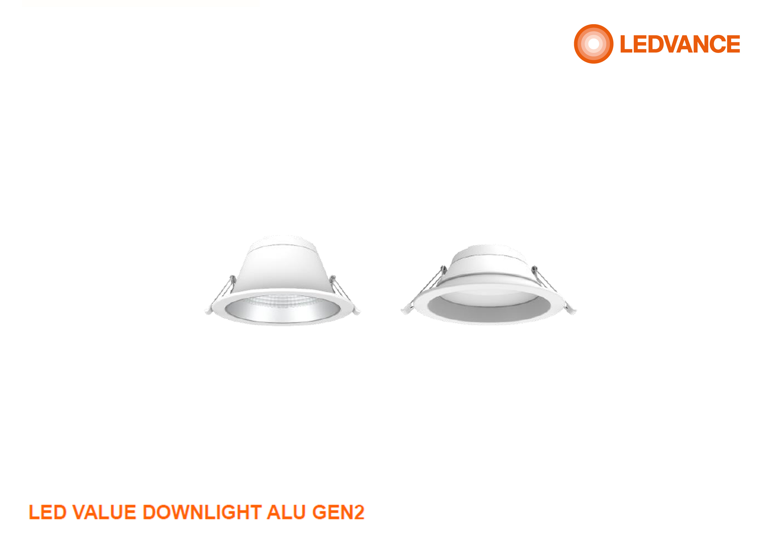 โคมไฟ LED DOWNLIGHT ALU GEN2 เลือกวัตต์ได้ 15W/20W และเลือกแสงได้ 3000K/4000K/6500K LEDVANCE