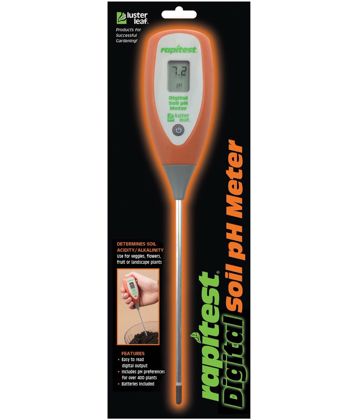 Rapitest Digital pH Meter รุ่น 1845 เครื่องวัดความเป็นกรด/ด่างของดิน (pH)