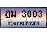 ป้ายทะเบียนรถ 3003 เลขประมูล ทะเบียนสวย ฎม 3003 จากกรมขนส่ง