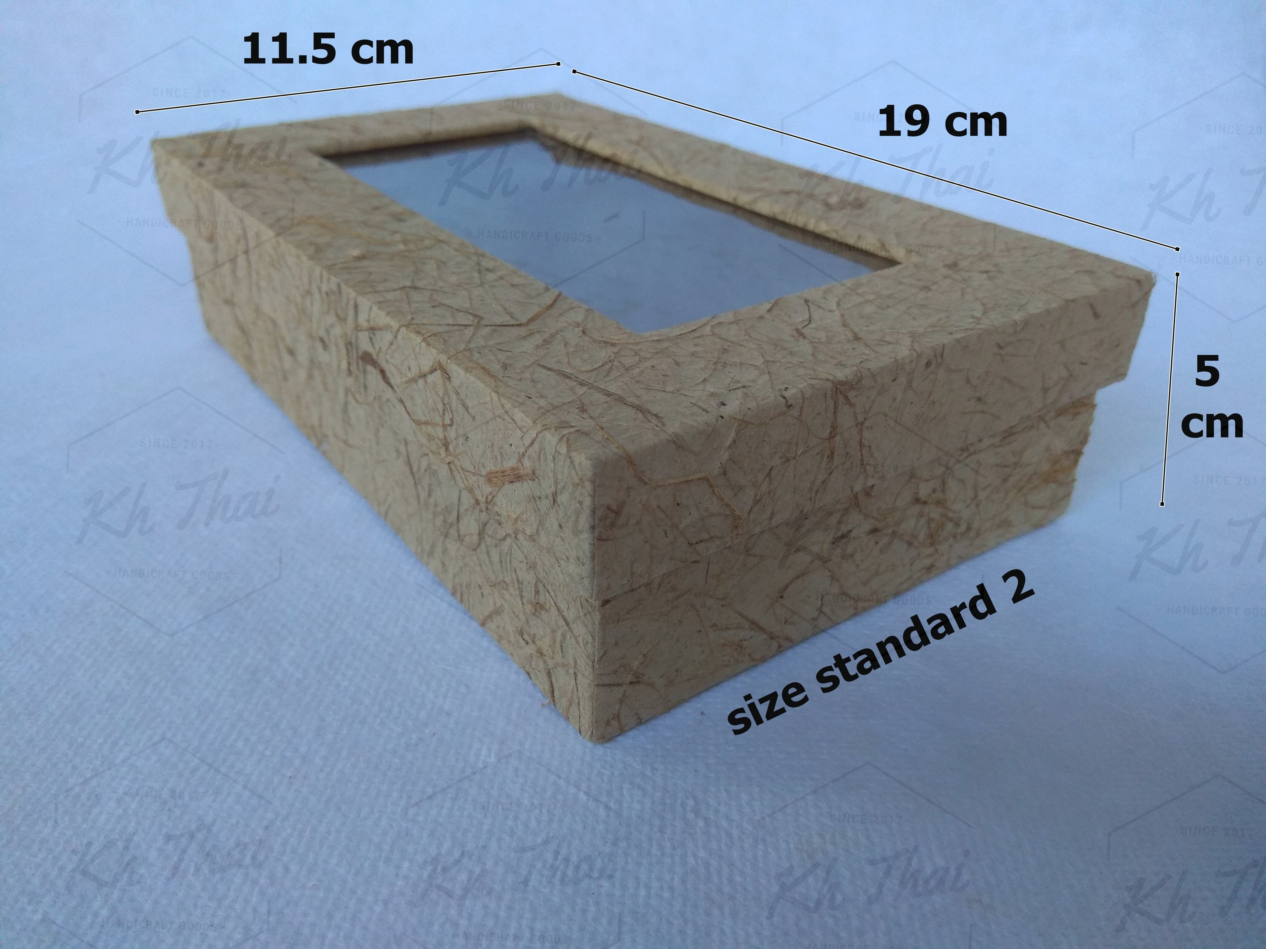 กล่องกระดาษสา size standrad 2 จำนวน 50 กล่อง เลือกสีได้ ทักไลน์