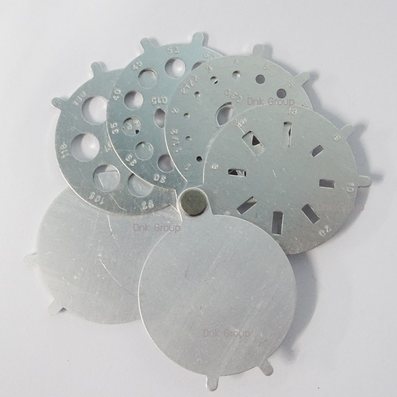 แผ่นวัดเพชรแบบกลม แผ่นวัดเพชรขนาดพกพา น้ำหนัก 14 กรัม