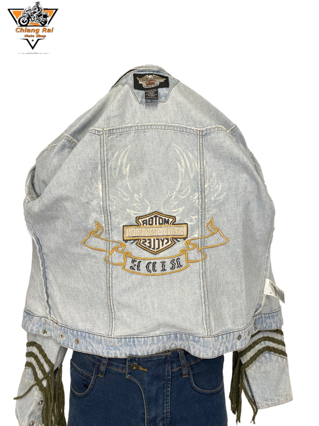 เสื้อขี่มอเตอร์ไซด์( มือสอง) RCSA 497: อก 42" ยาว 23"(M)**HARLEY DAVIDSON**