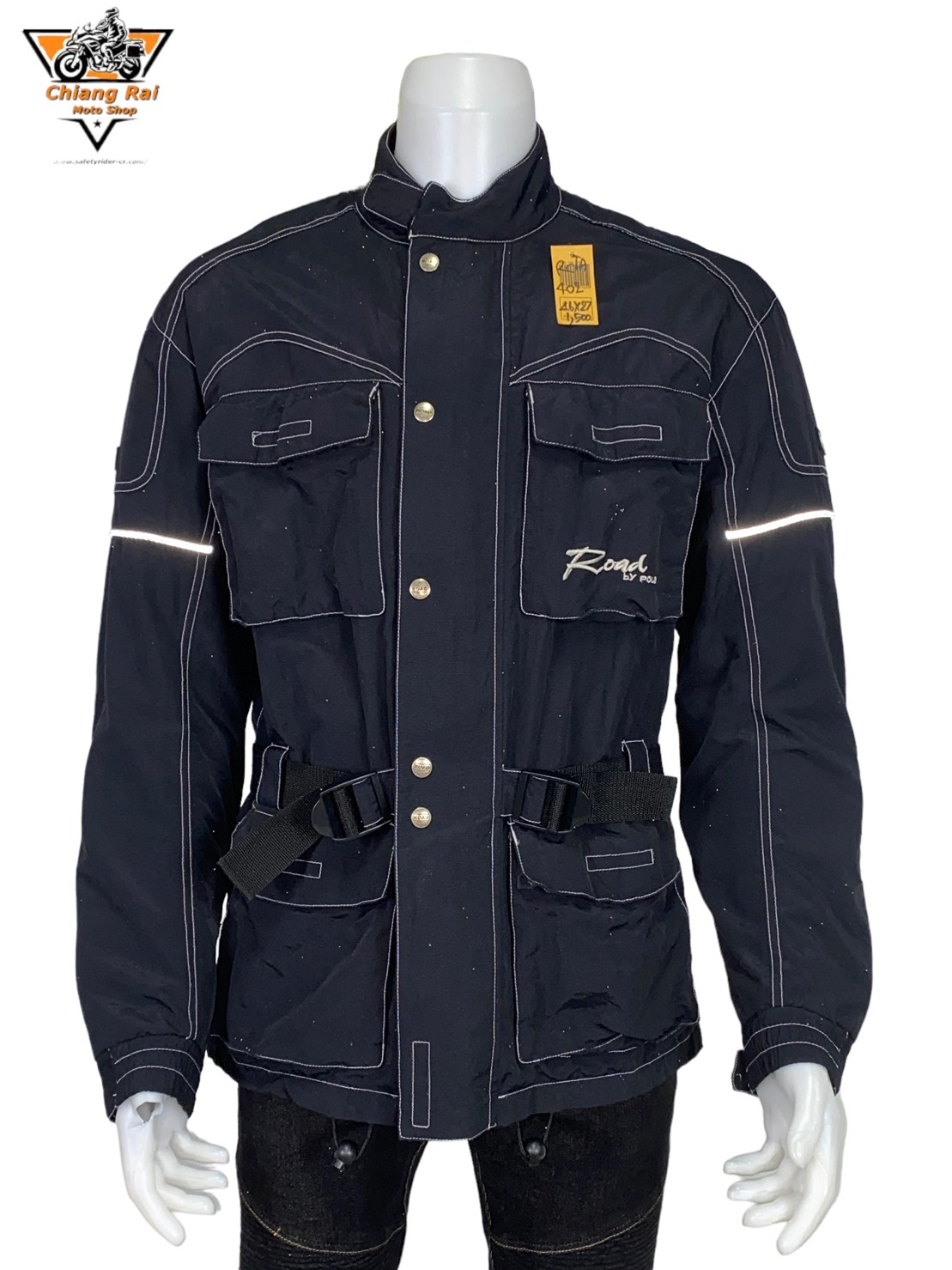 เสื้อขี่มอเตอร์ไซด์( มือสอง) RCTA 402 อก 46 " ยาว 27 "(L) ยี่ห้อ**ROAD**