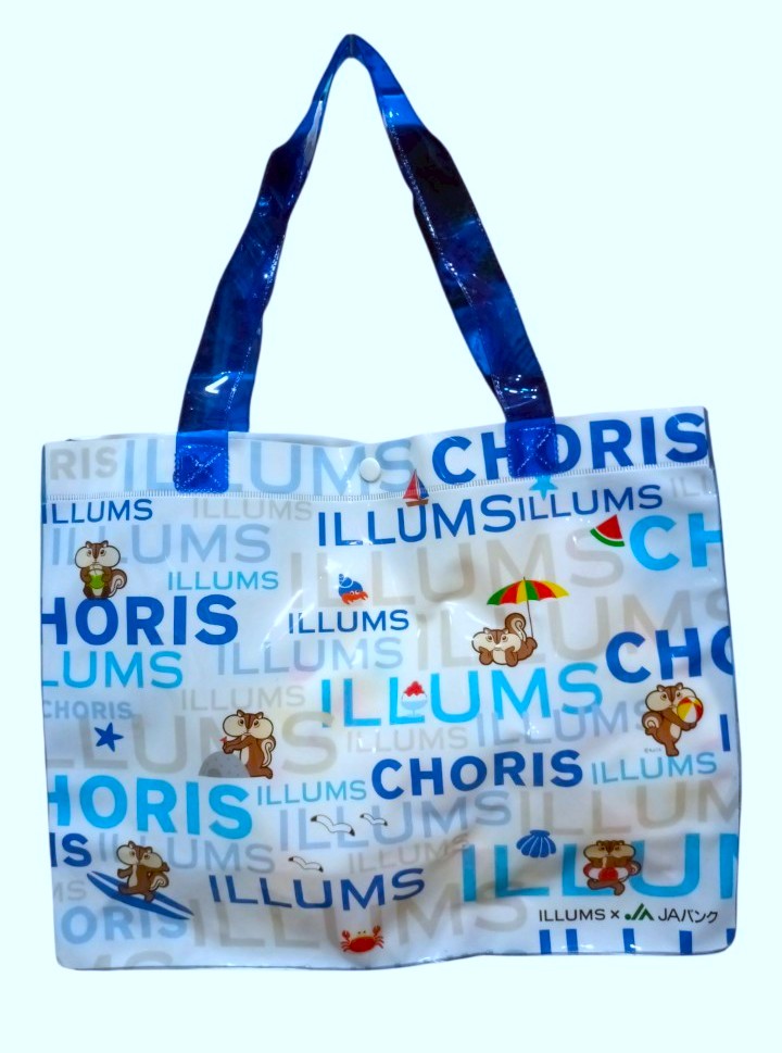 กระเป๋าใส่ชุดว่ายน้ำ กระเป๋า ใส่ของ ILLUMS x JA จากญี่ปุ่น น่ารักมากๆ Summer Bag Pool Bag Beach Bag Size : 35 x 27 cm