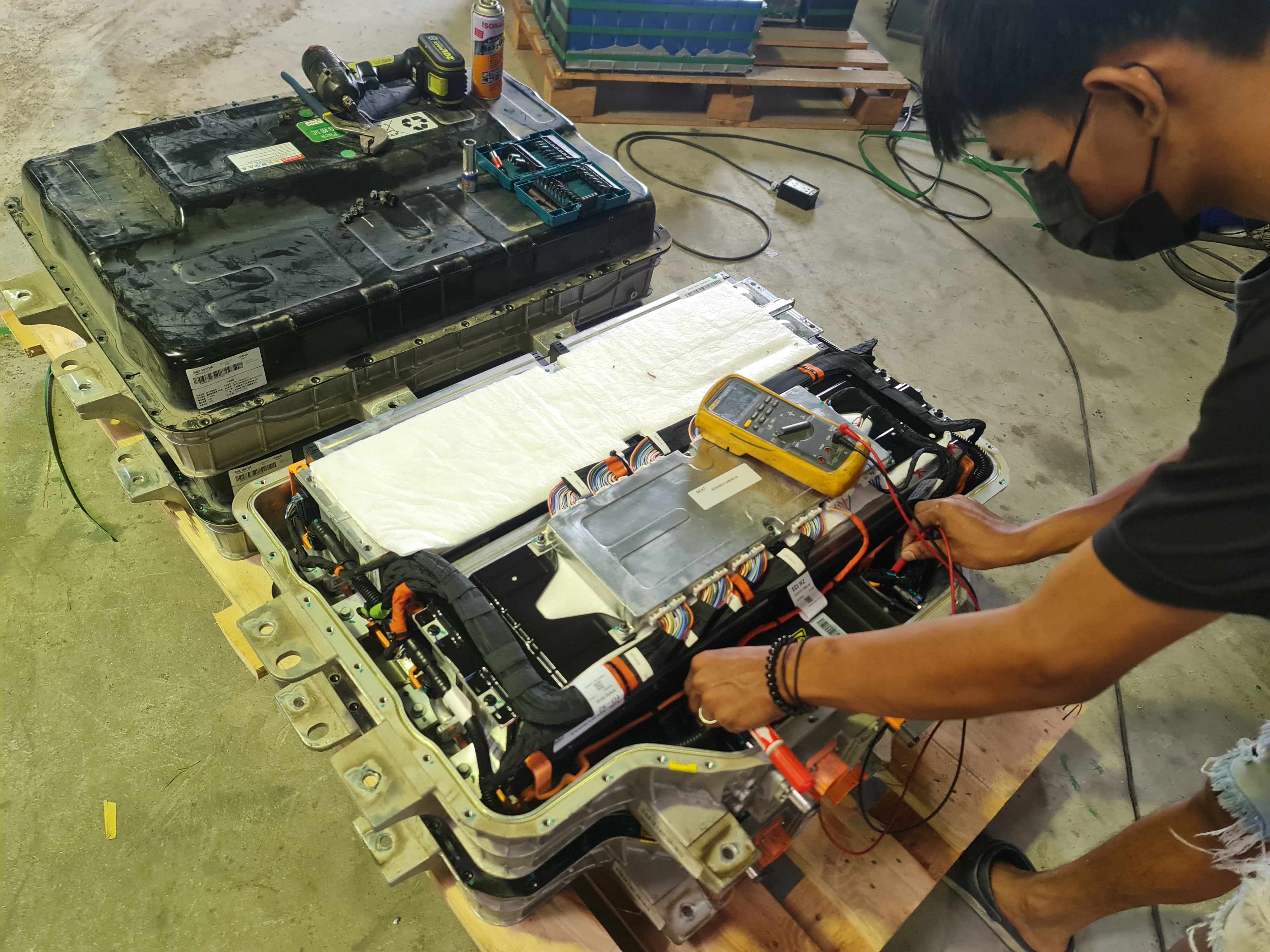 แบตเตอรี่ลิเทียม LFP 350v 400v ขนาด 11kwh