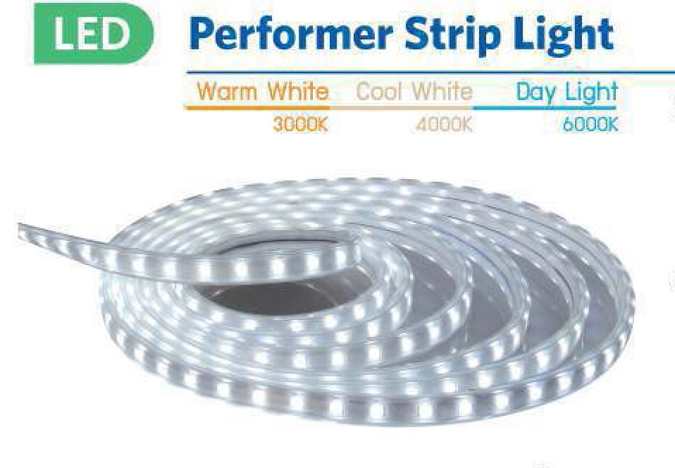 LED Strip Light 220v 8w/M(50เมตร/ม้วน) 3000K/4000K/6000K/สีแดง/สีน้ำเงิน/สีเขียว/สีเหลือง OPPLE