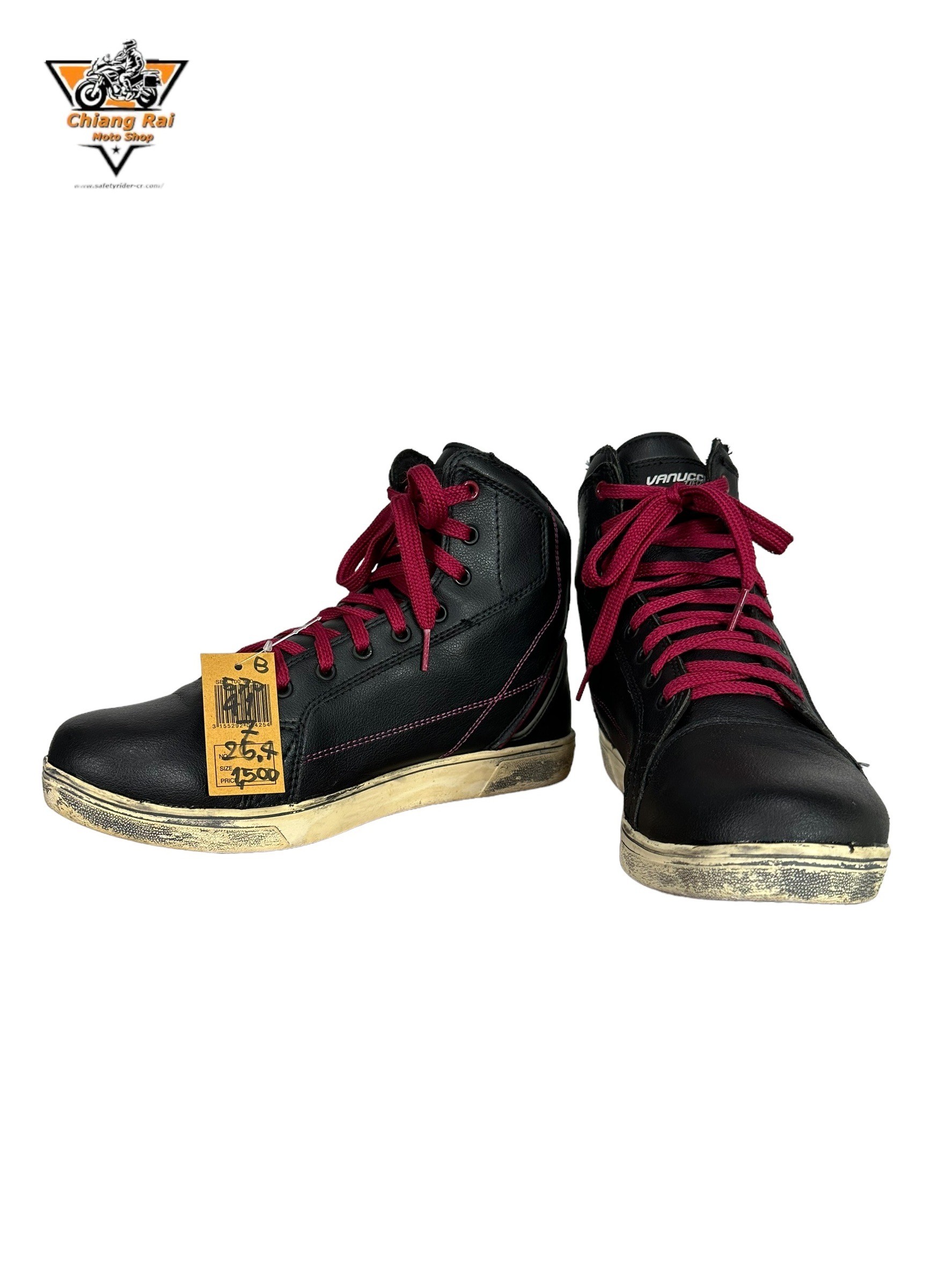 รองเท้าขี่มอเตอร์ไซด์( มือสอง) RCBS-570 Size ขนาดจากป้าย 41:EUR / 7:UK / 25.4:Cm.(VANUCCI)