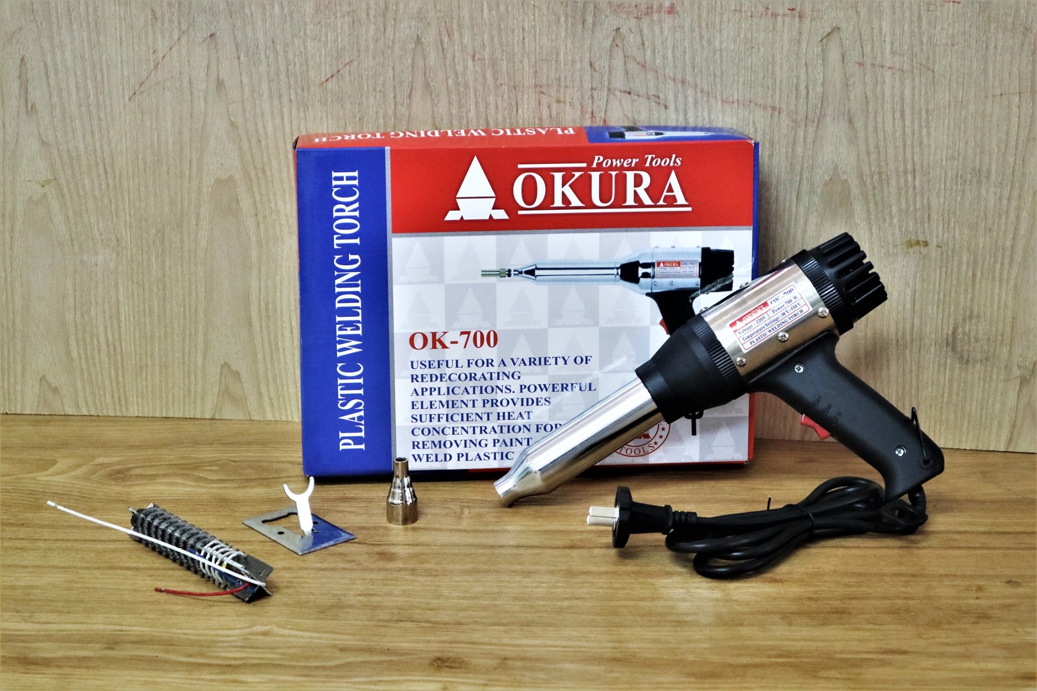OKURA ปืนเชื่อมพีวีซี OK-700