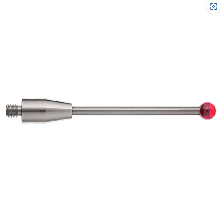 หัววัด CMM M4, Ruby ball 5 mm, EWL 37.9 mm, L 50 mm เสป็คเดียวกับ Renishaw code. A-5003-4800