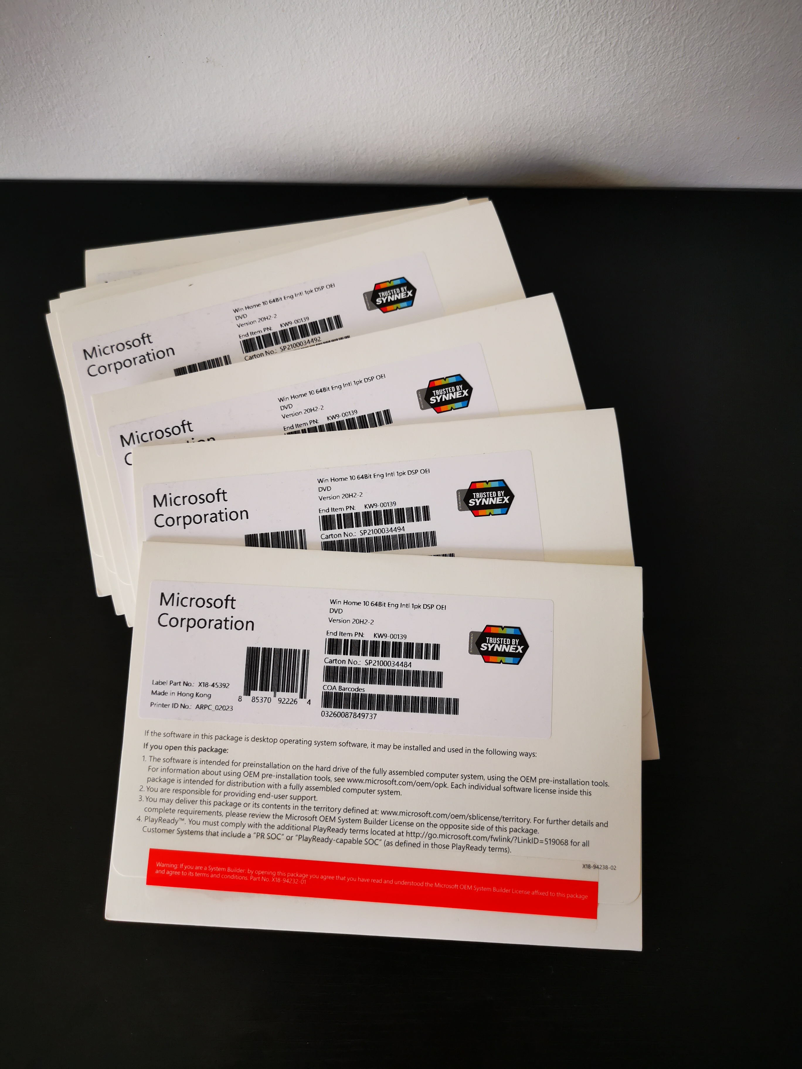 Windows 10 Home 64 Bit (OEM) KW9-00139