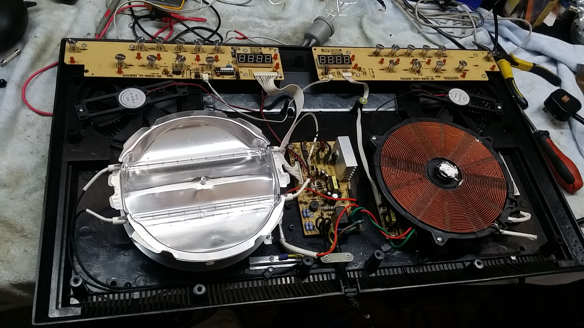 ซ่อมเตาแม่เหล็กไฟฟ้า ยี่ห้อ MITSUYOSHI รุ่น MT-210IC อาการเครื่องเปิดไม่ติด