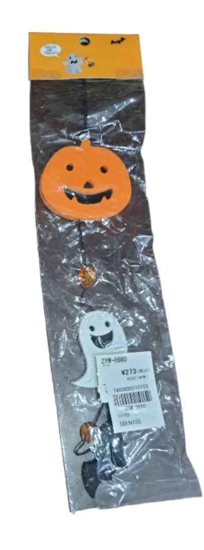 HAPPY HALLOWEEN โมบายตกแต่ง วันฮาโลวีน Size : ของแท้จากญี่ปุ่น Size : 35 cm
