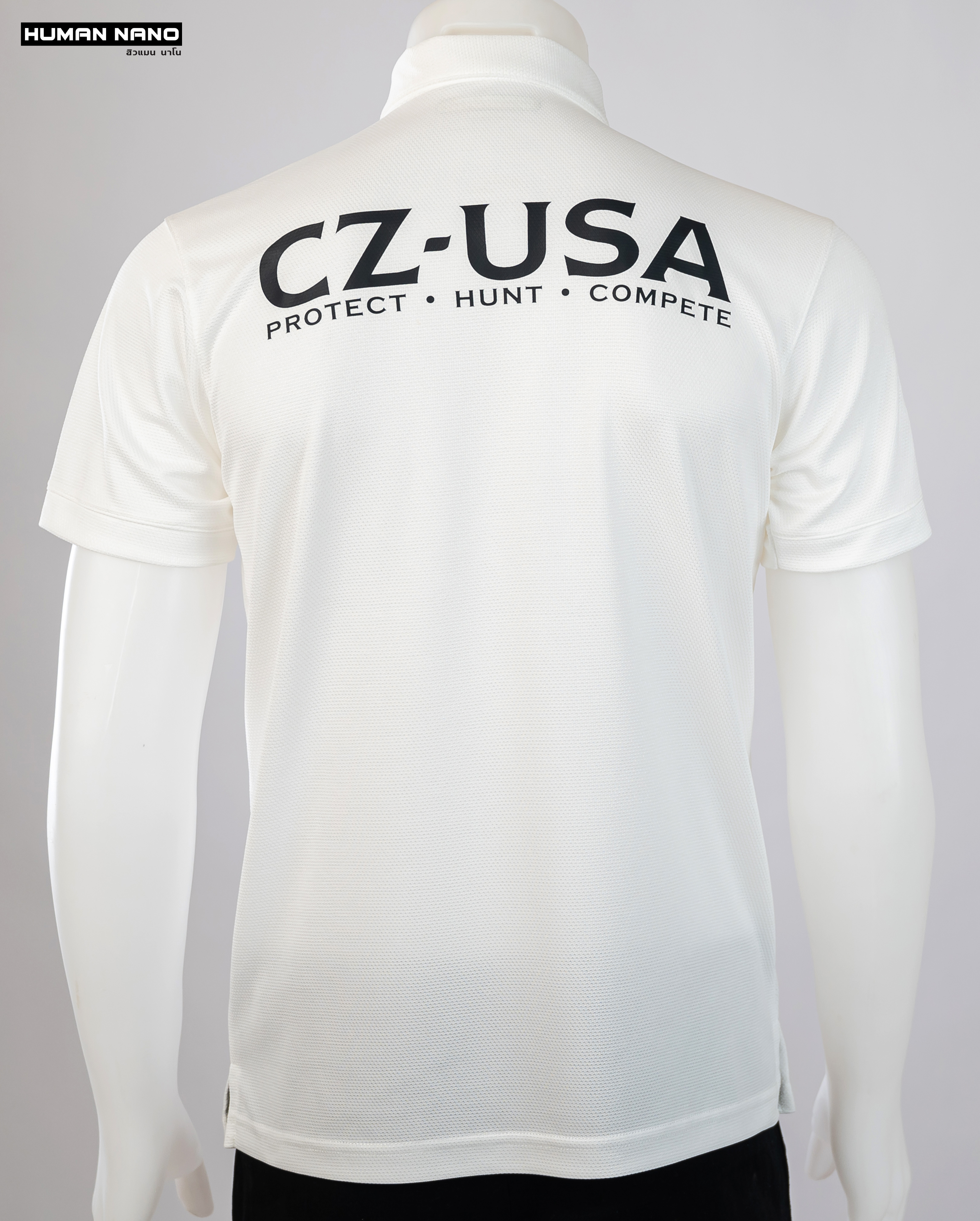 CZ-USA เสื้อโปโลชาย สไตล์แทคติคอล ผ้านาโนไมโคร ทรงสวย ยับยาก รีดง่าย | Human Nano