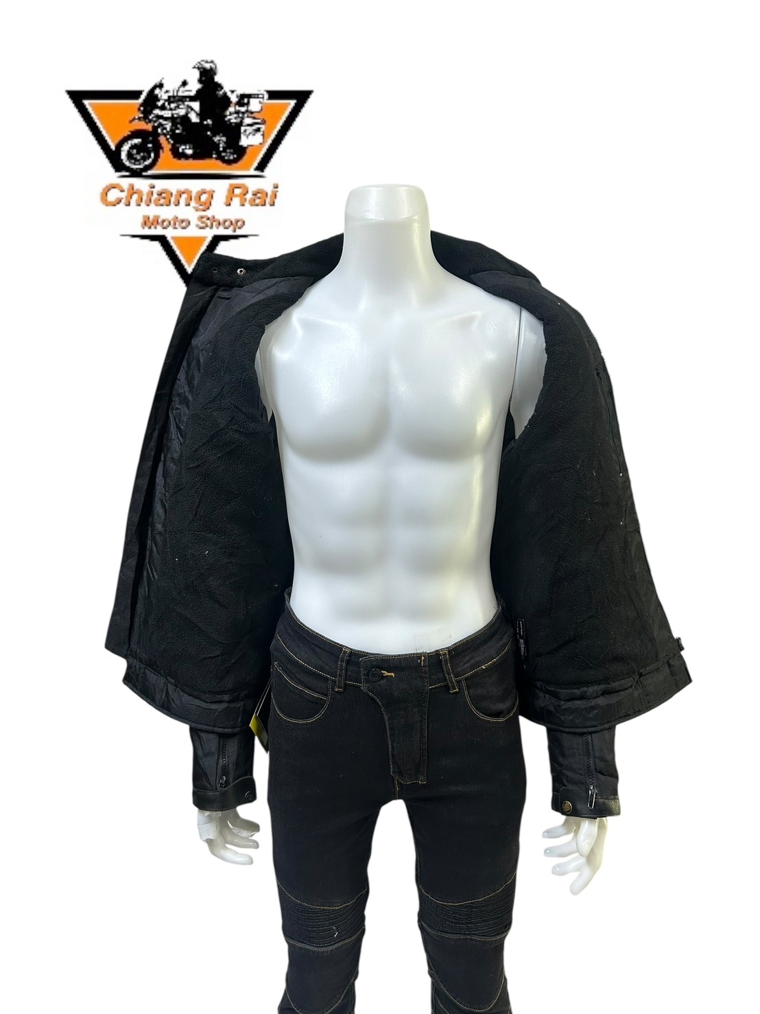 เสื้อขี่มอเตอร์ไซด์( มือสอง) CRSB 061 : อก 48" ยาว 25" (L) **Quickshark**(ไม่มีการ์ด)