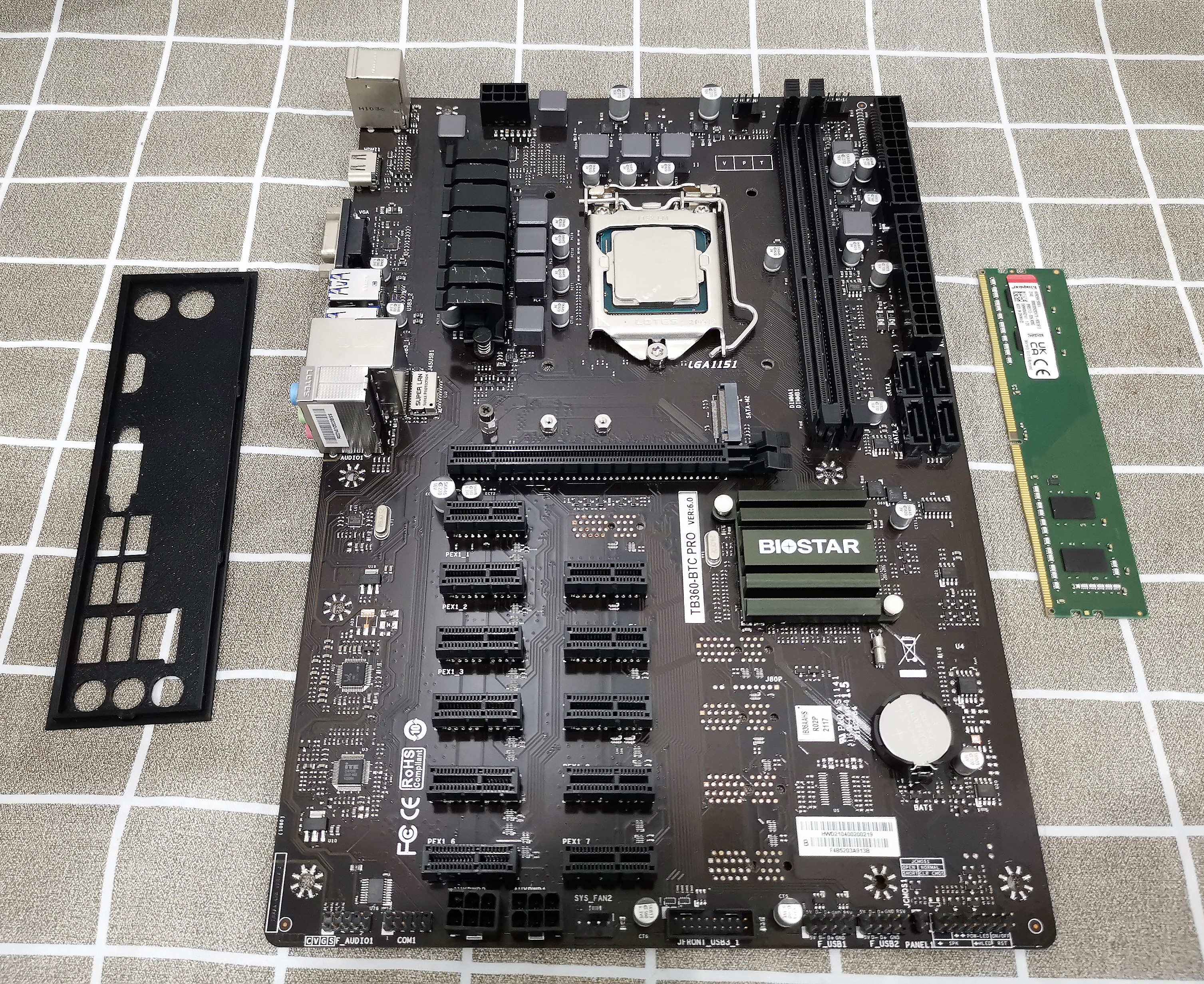 เซ็ตมัดรวม บอร์ด TB360 + Pentium G5420 + Ram DDR4 4/2666