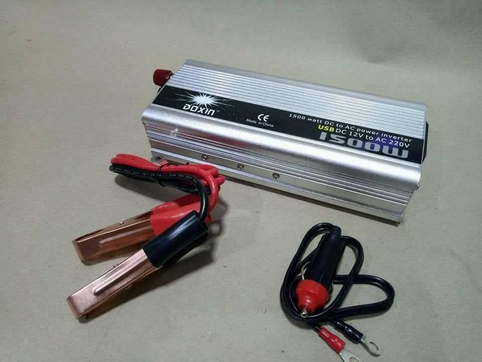 ตัวแปลงไฟแบตเตอรี่ 12v. เป็น 220v. มี ช่อง USB ในตัว