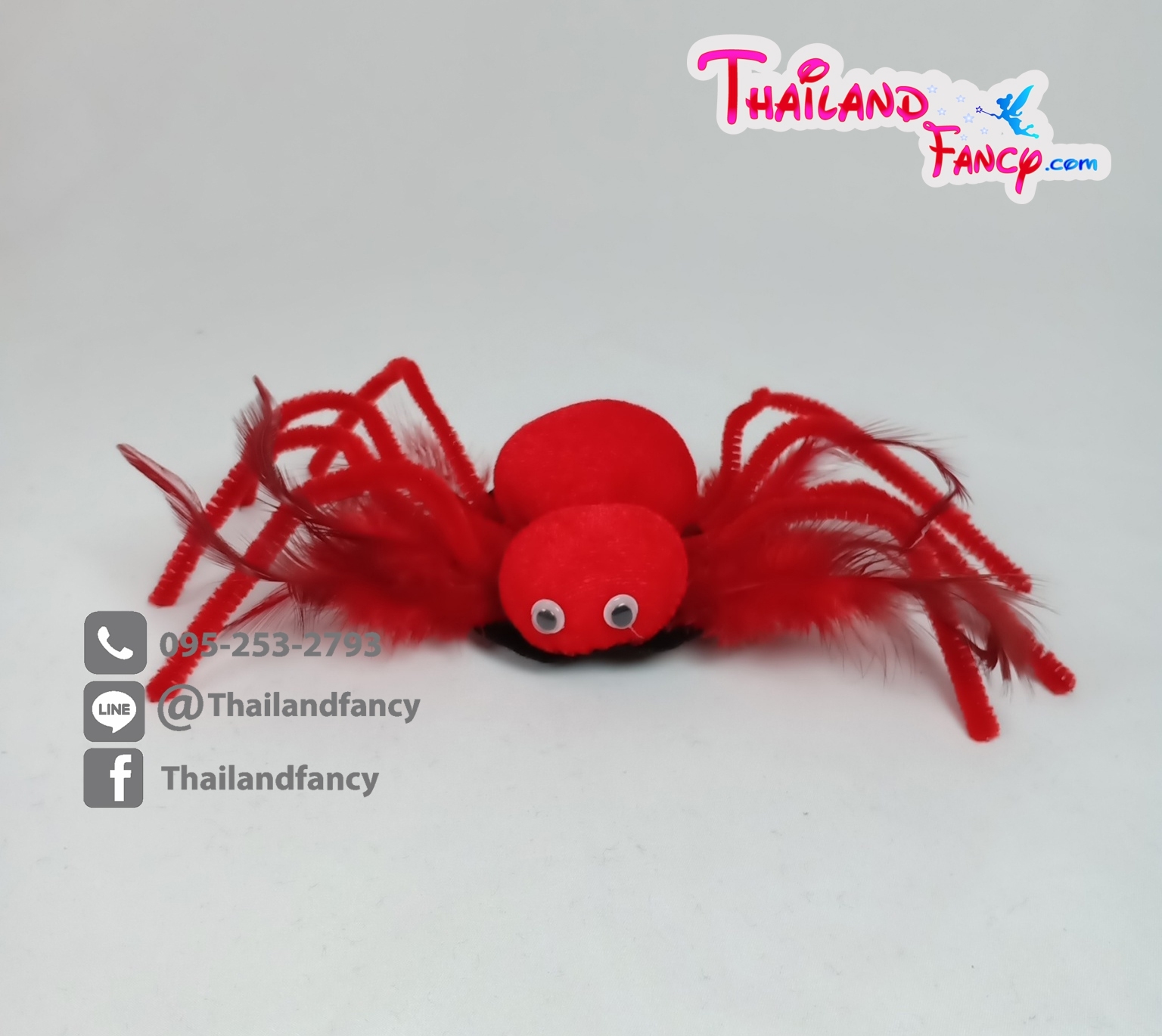 อุปกรณ์แฟนซี แอสเซสโซรี่แฟนซี ตัวแต่งแมงมุมฮาโลวีน Spider Halloween กิ๊บแมงมุมติดผม