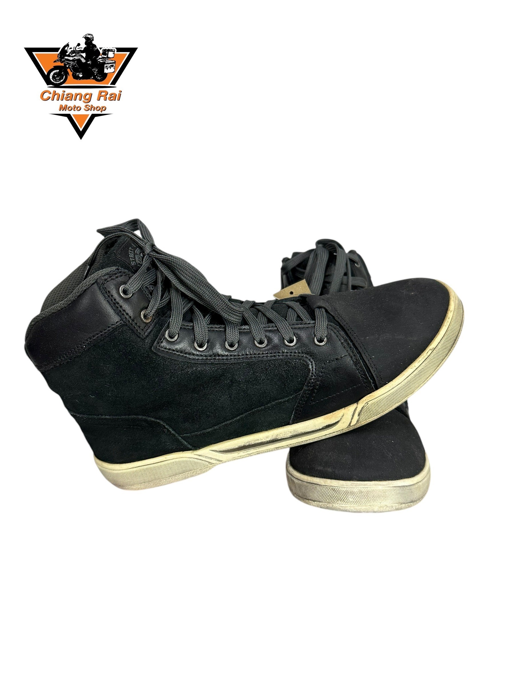 รองเท้าขี่มอเตอร์ไซด์( มือสอง) RCBS-936 Size ขนาดจากป้าย 45:EUR / 10:UK / 29:Cm.(street&steel)