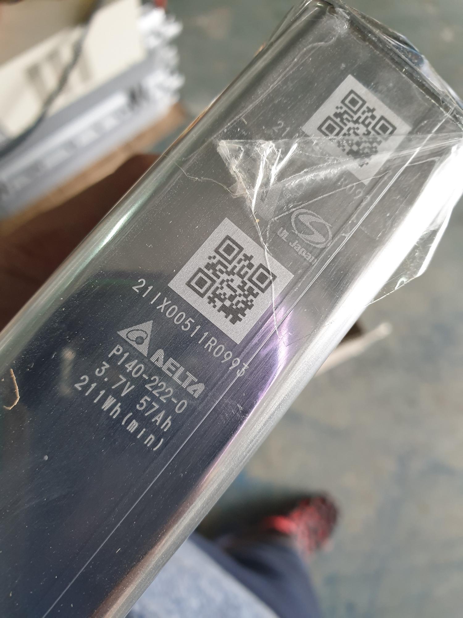 แบตเตอรี่ลิเธียมไอออน lithium ion made in Japan Delta 3.7v 57Ah