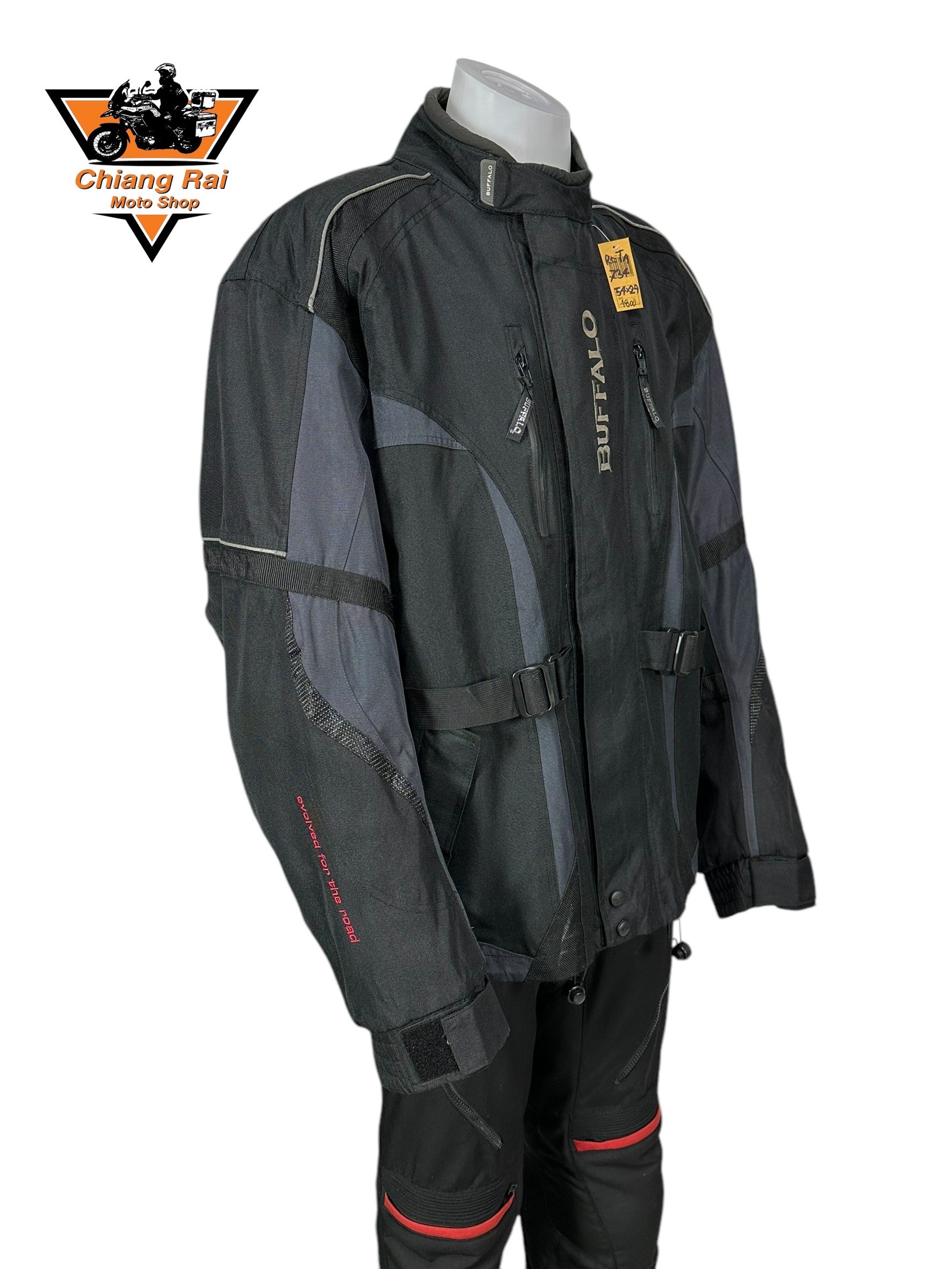 เสื้อขี่มอเตอร์ไซด์( มือสอง) RCTA 734 อก 54" ยาว 29 (2XL) **BUFFALO**