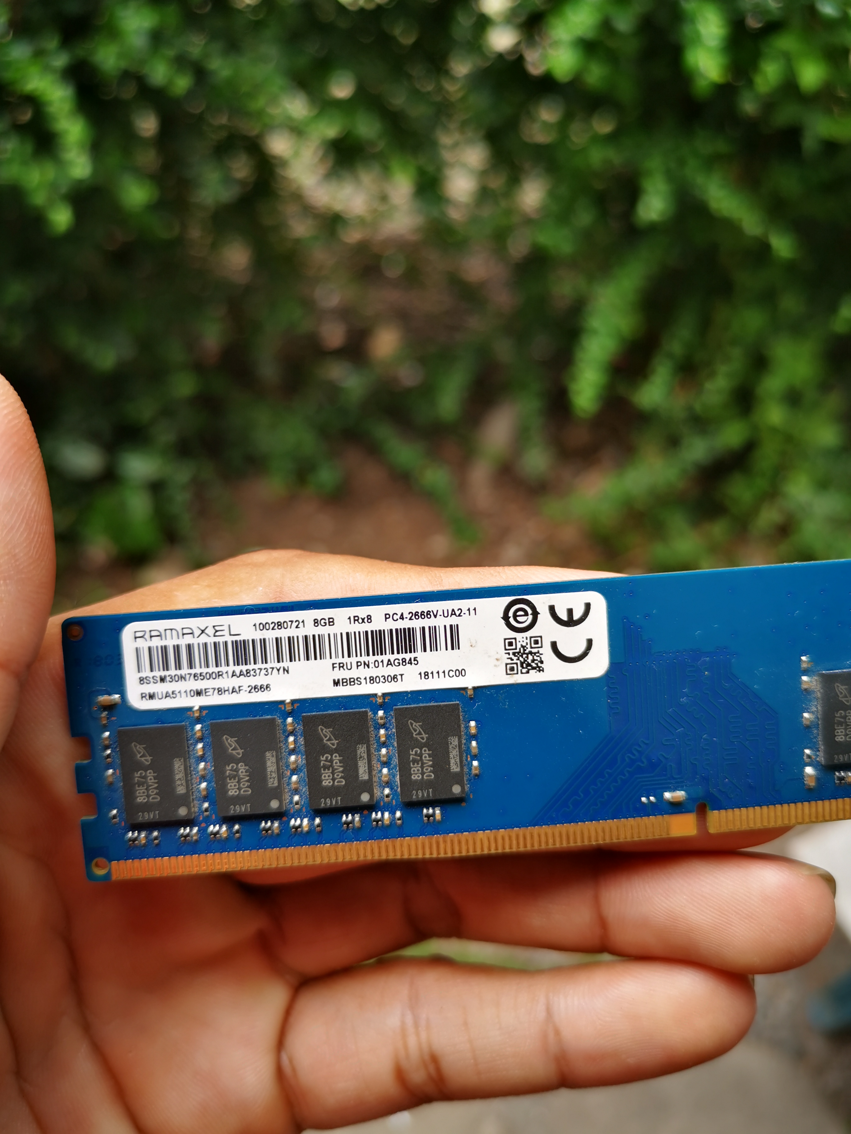 Ram Ramaxel DDR4 8G(8*1) Bus2666