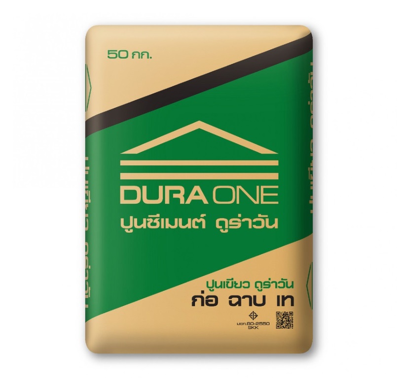 ดูร่าวัน ปูนเขียว ก่อ ฉาบ เท ขนาด 50 กก.