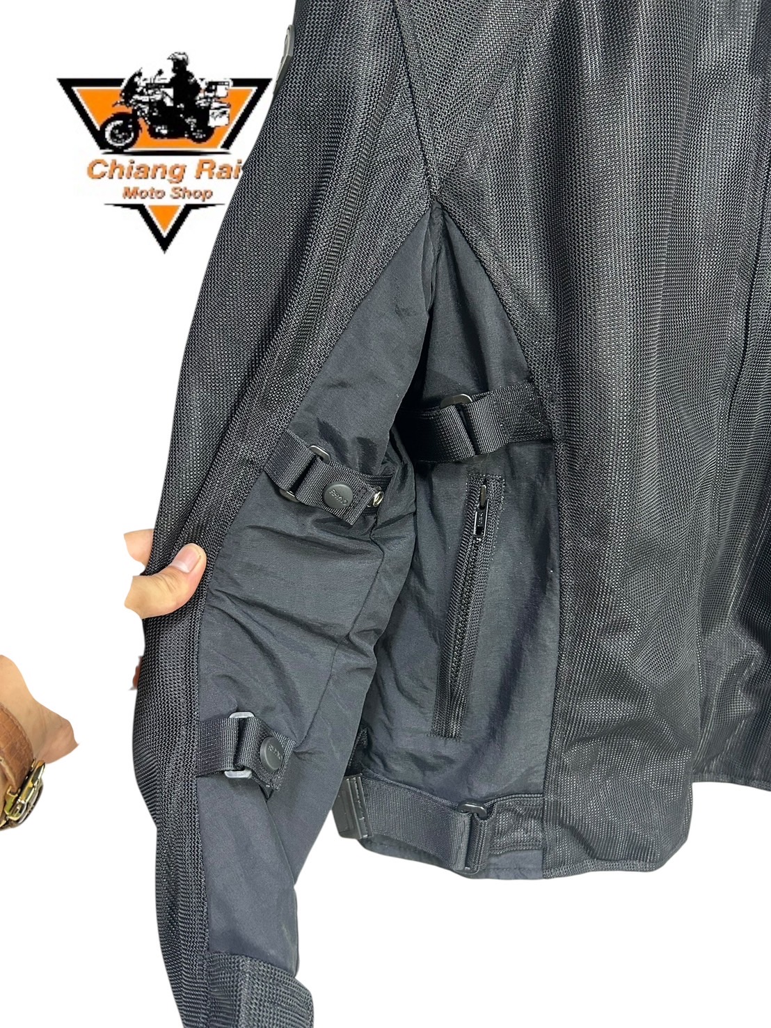 เสื้อขี่มอเตอร์ไซด์( มือสอง) CRSB 039 : อก 46" ยาว 25" (L) **Rhyno**